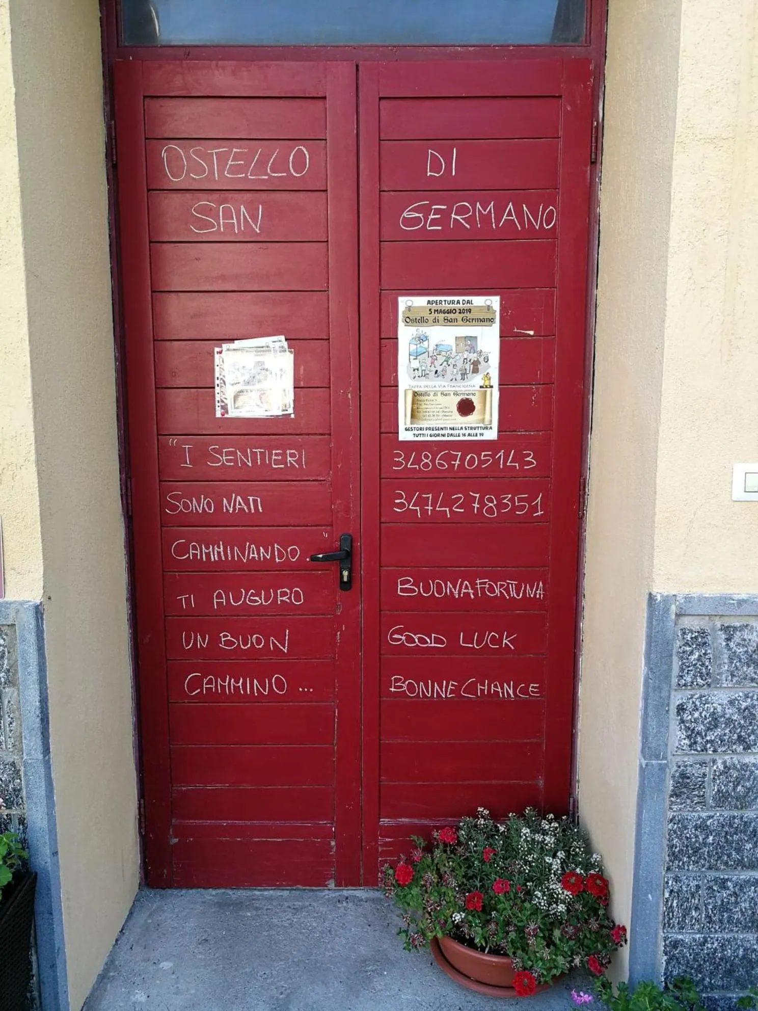 Facade/entrance in OSTELLO DI SAN GERMANO