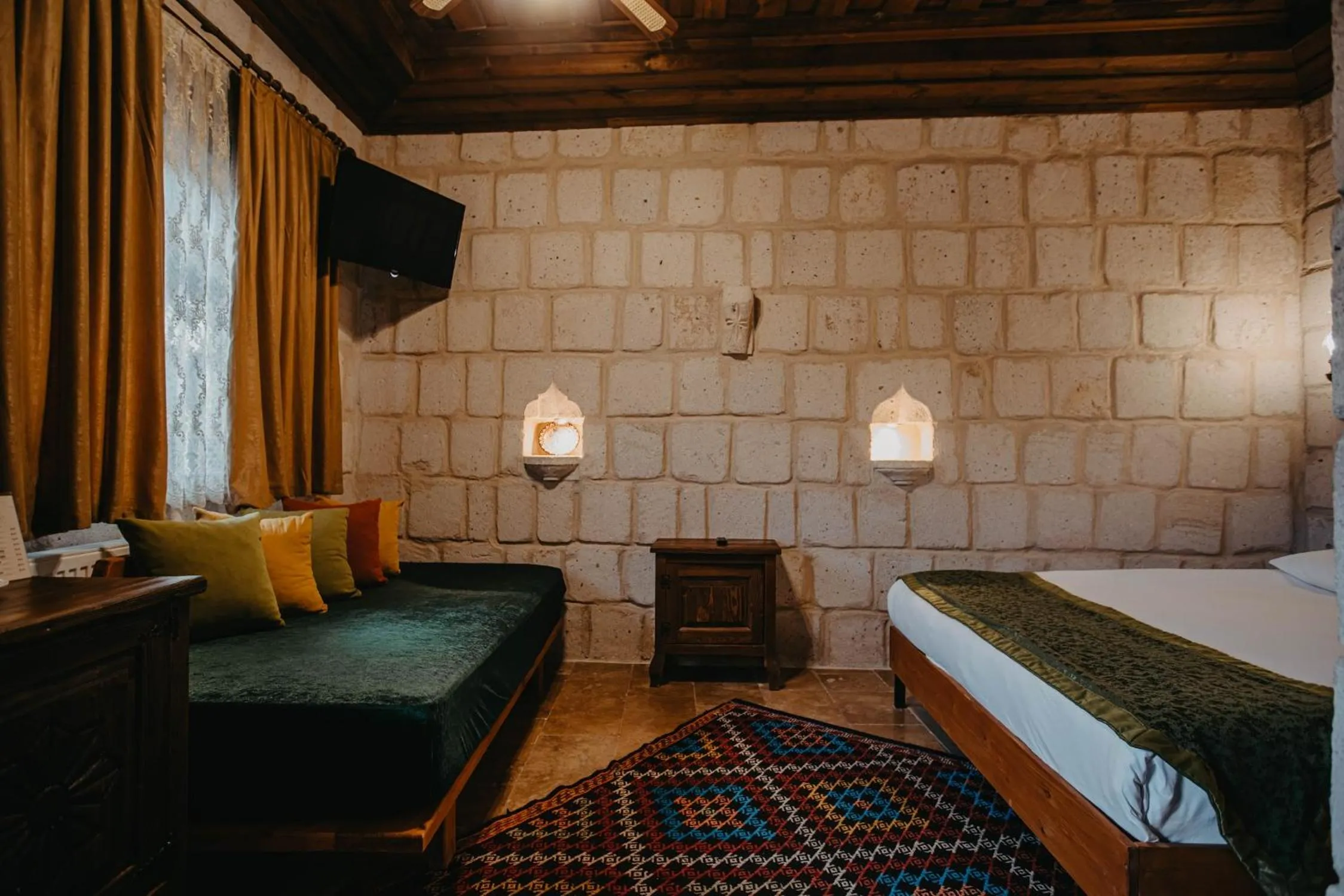 Seating area in Prime Cappadocia Suites