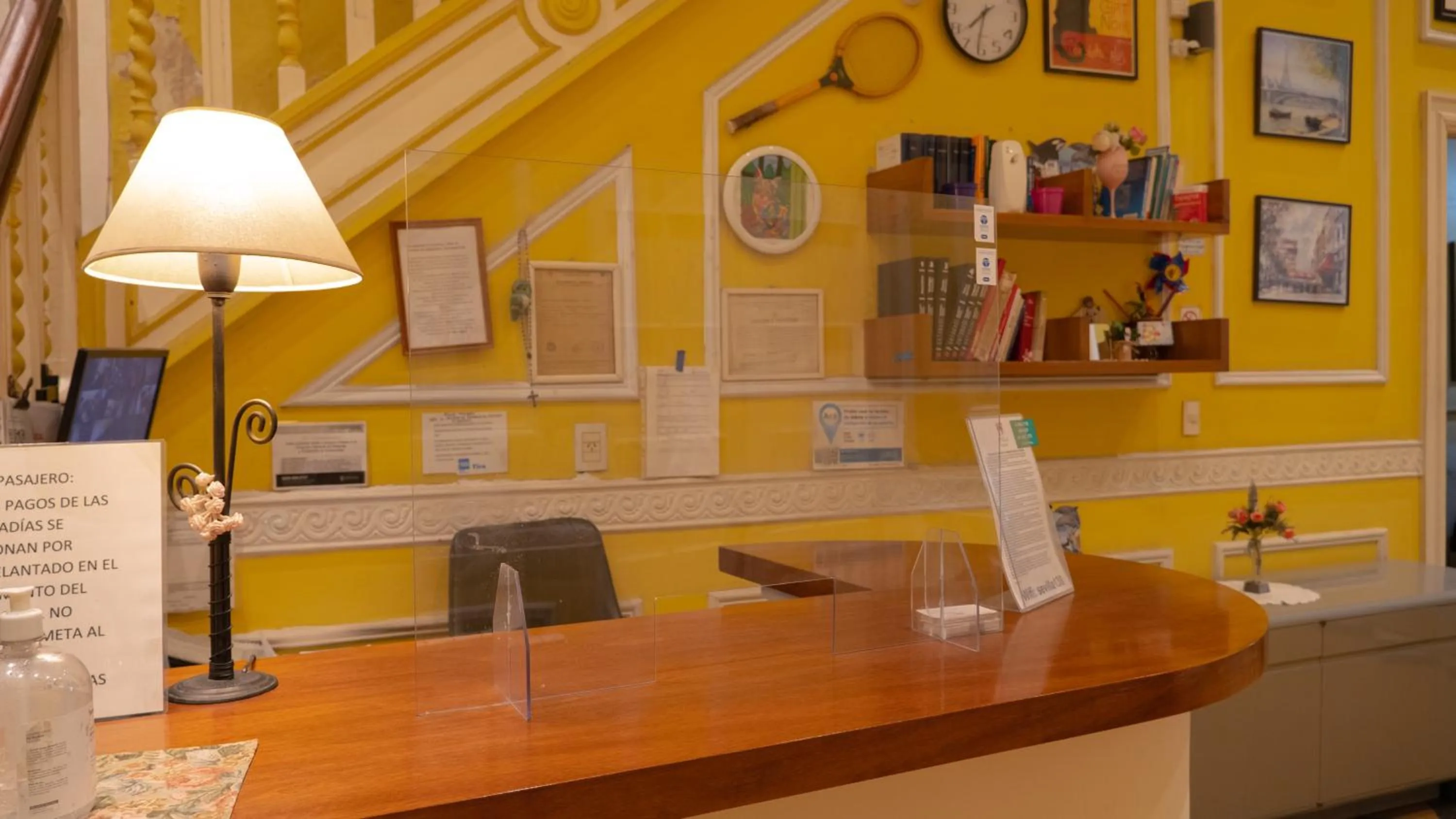 Lobby or reception in Sevilla Home Hotel