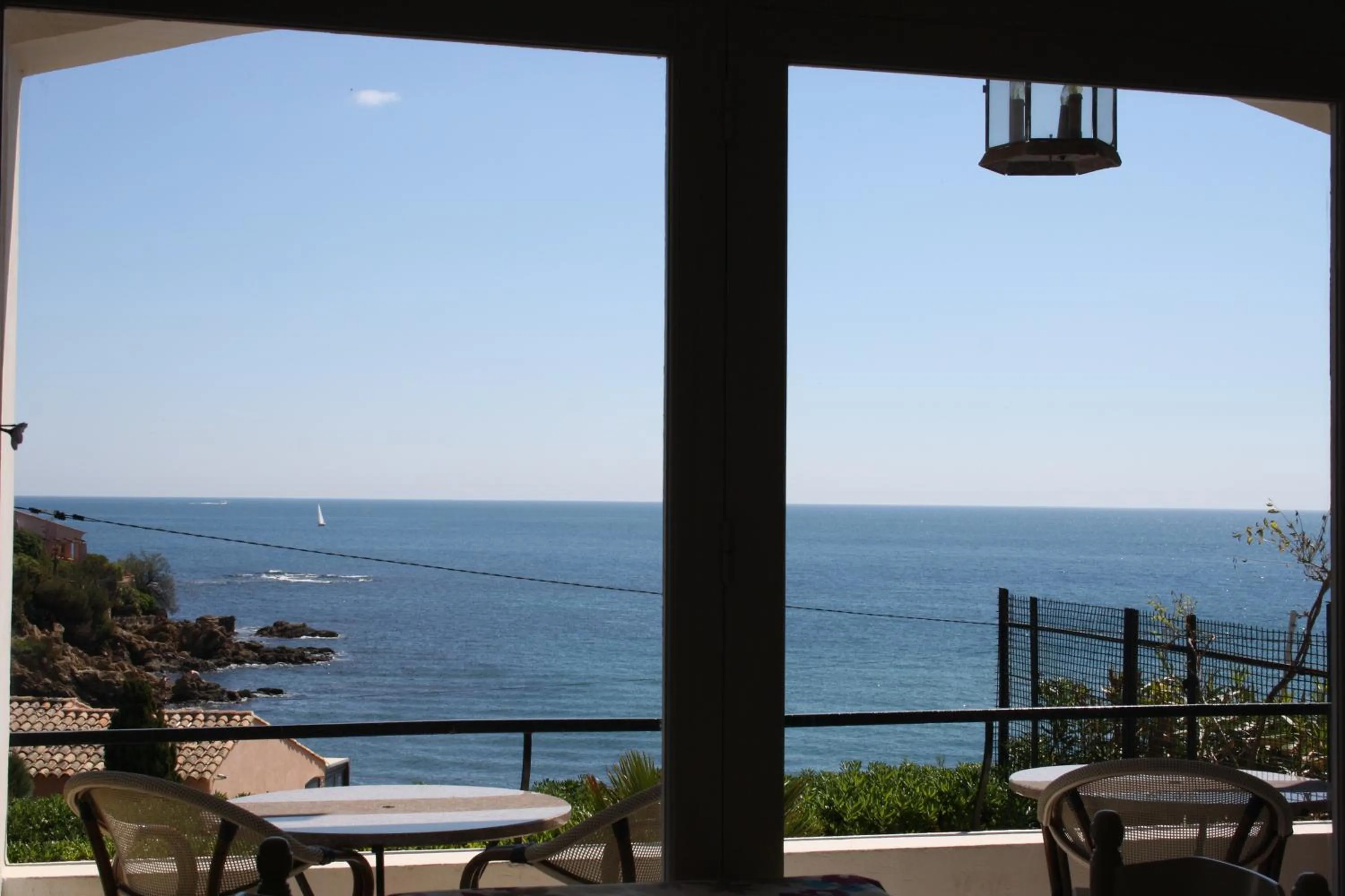 View (from property/room) in "Cap Riviera" Hotel & Restaurant Saint Aygulf