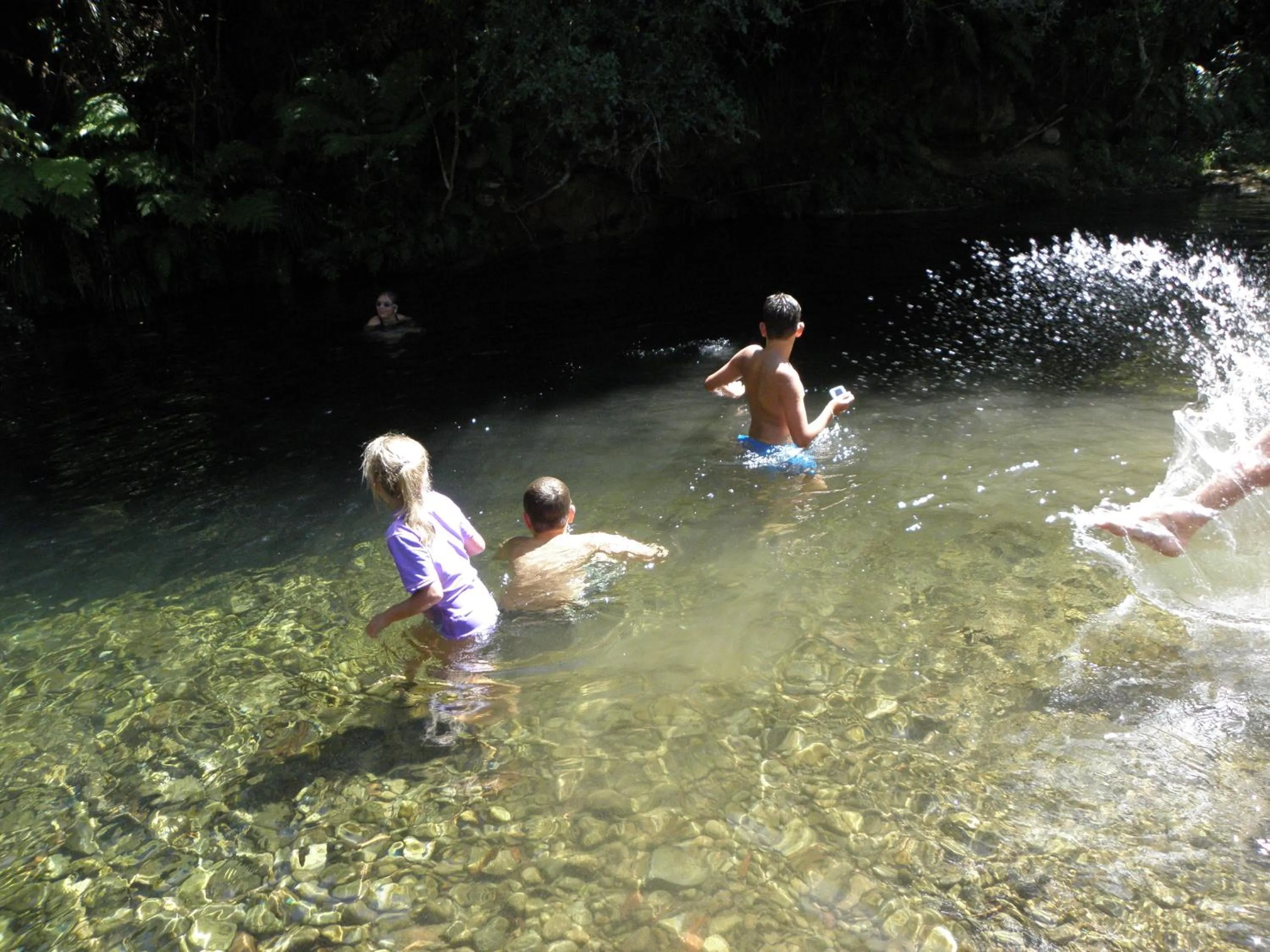 People in Sapphire Springs Holiday Park and Thermal Pools