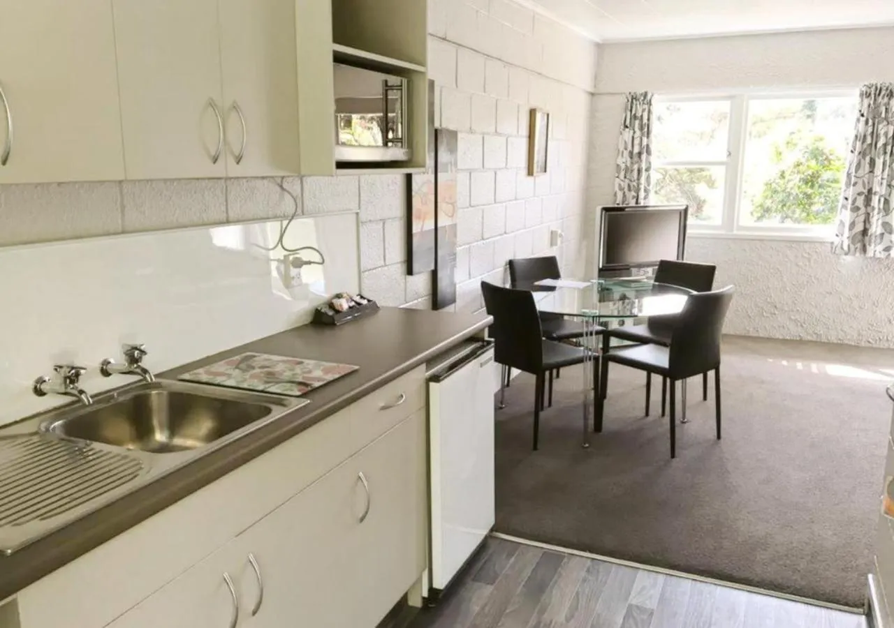 Kitchen or kitchenette in Sapphire Springs Holiday Park and Thermal Pools