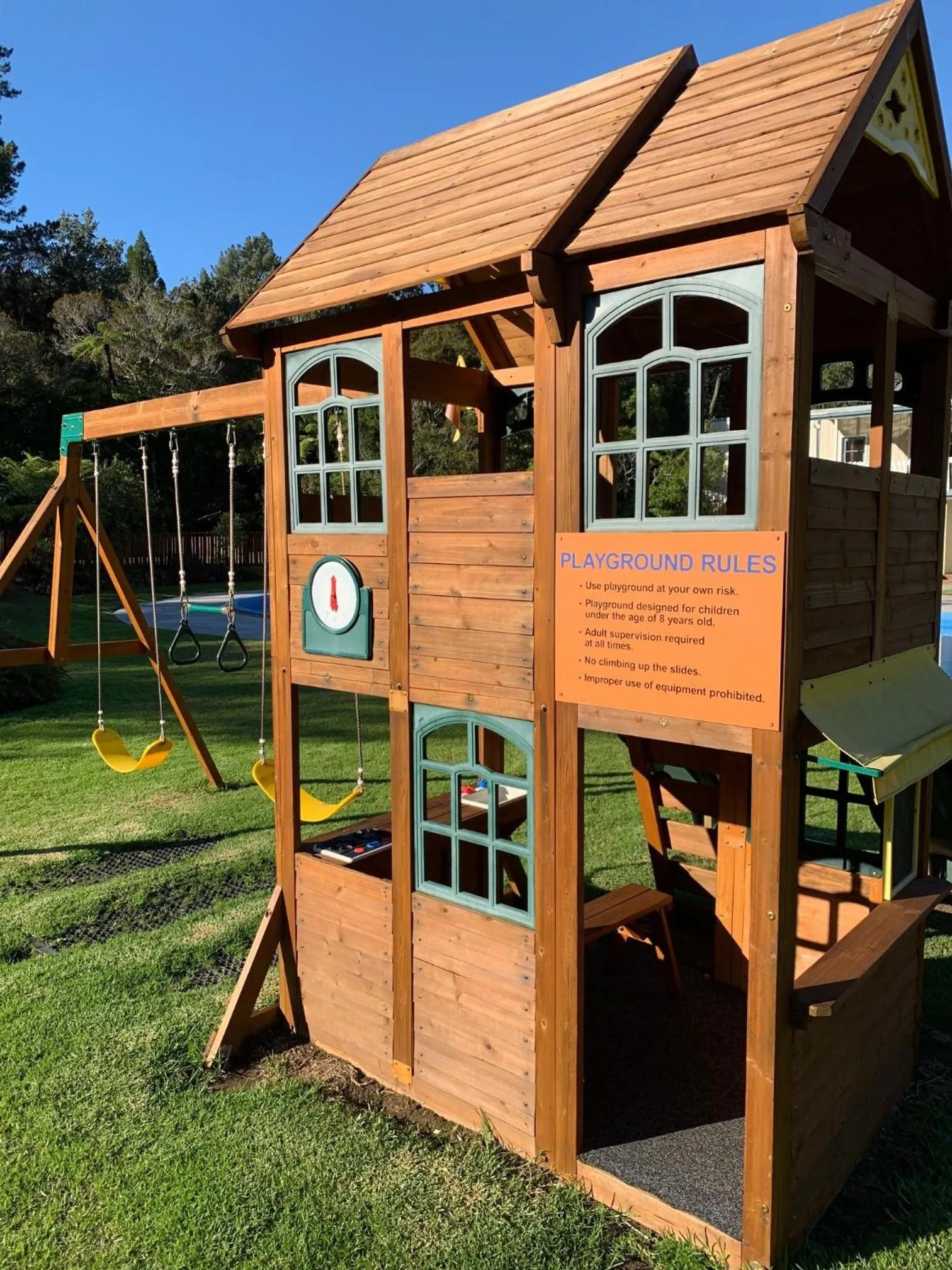 Children play ground in Sapphire Springs Holiday Park and Thermal Pools