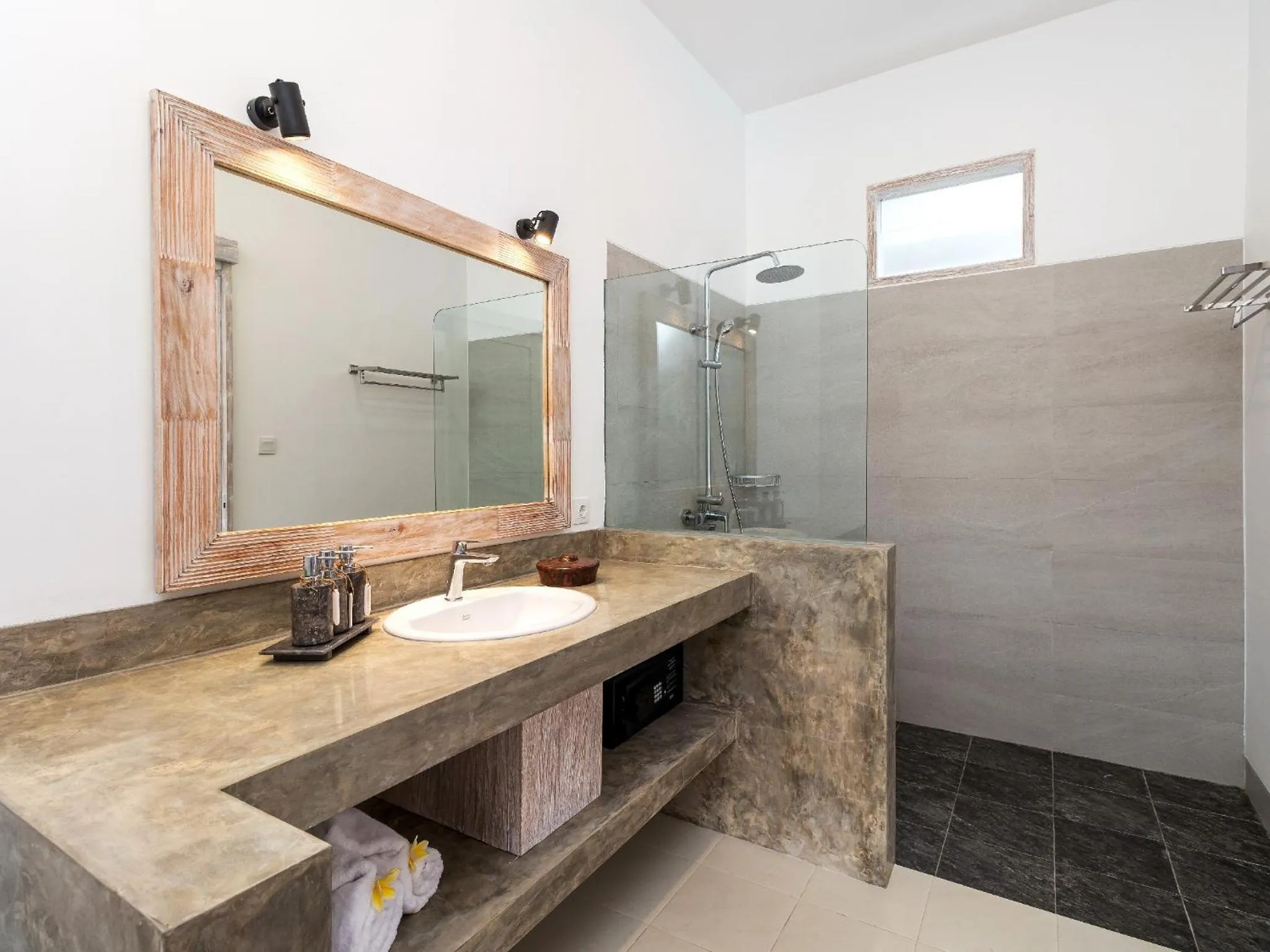 Bathroom in Villa Hiburan 1 by Villa Finder