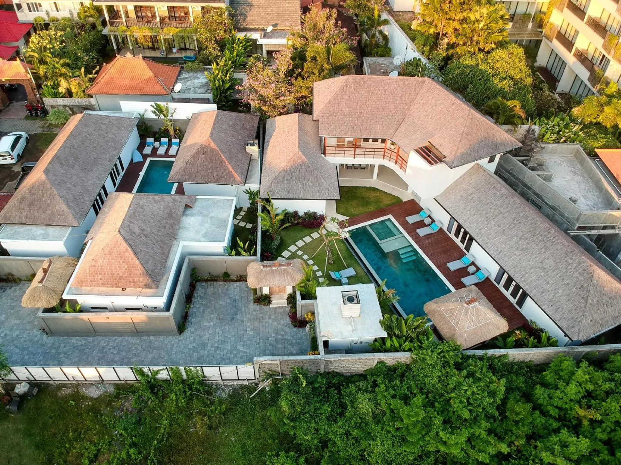 Bird's eye view in Villa Hiburan 1 by Villa Finder