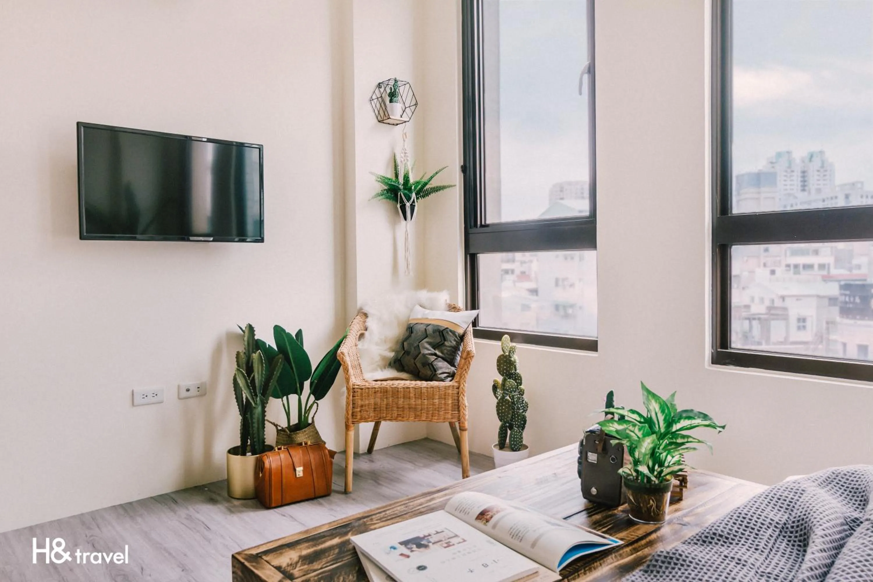 On site, Bed in Tainan Haian Art Apartment