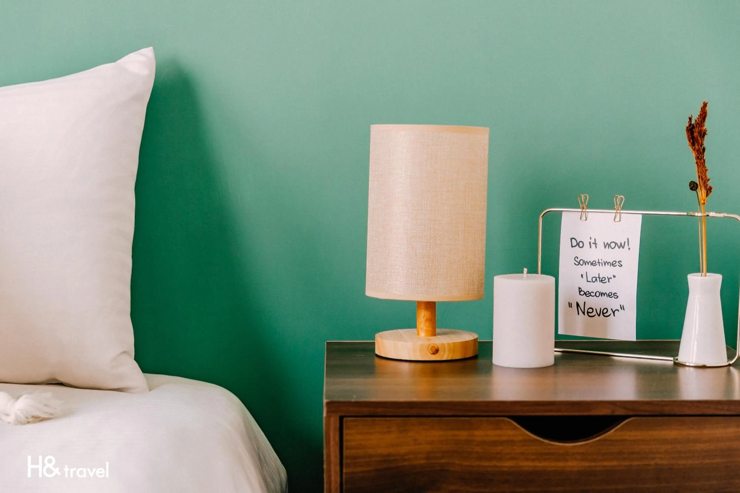 On site, Bed in Tainan Haian Art Apartment