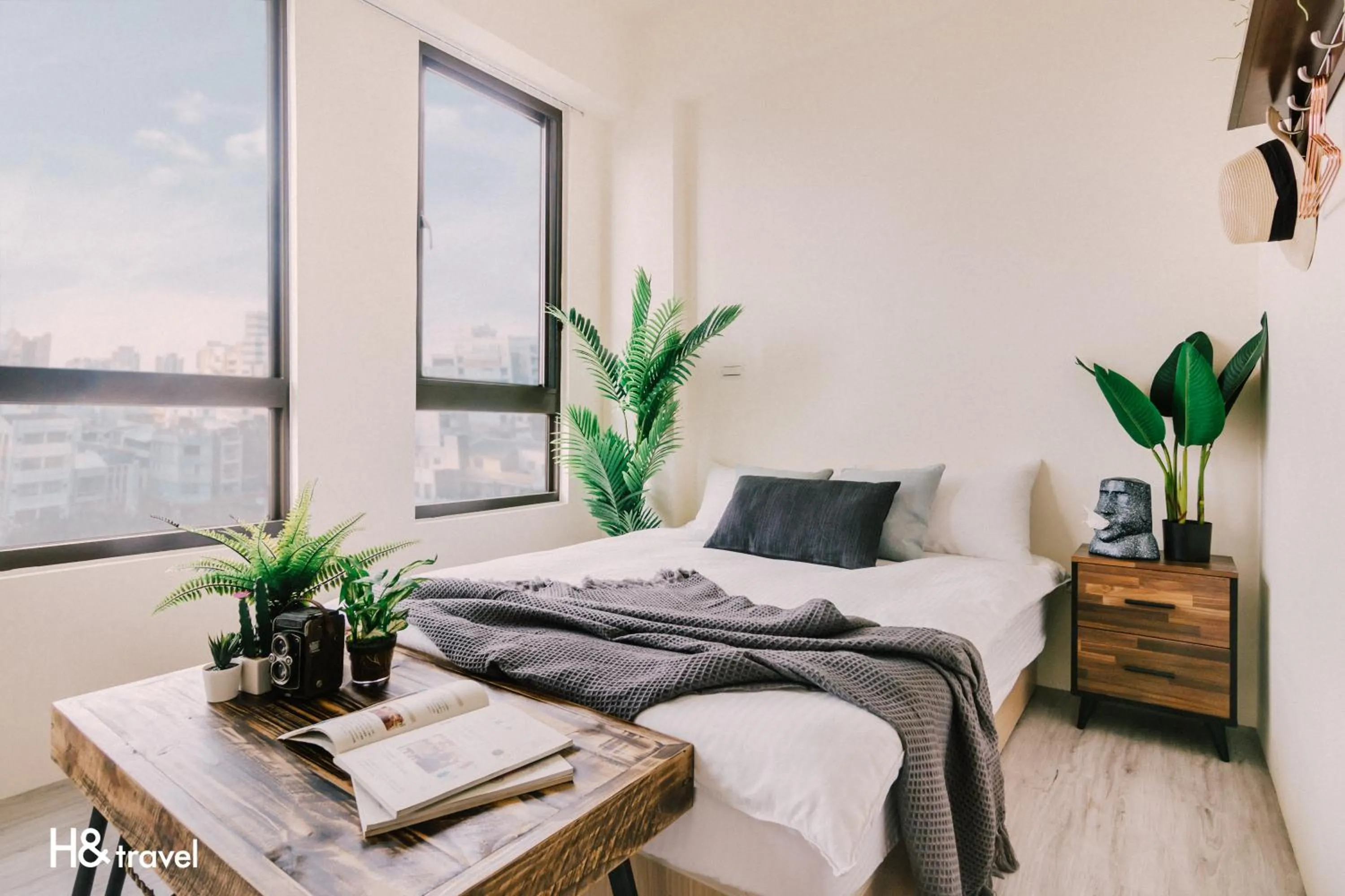 On site, Bed in Tainan Haian Art Apartment