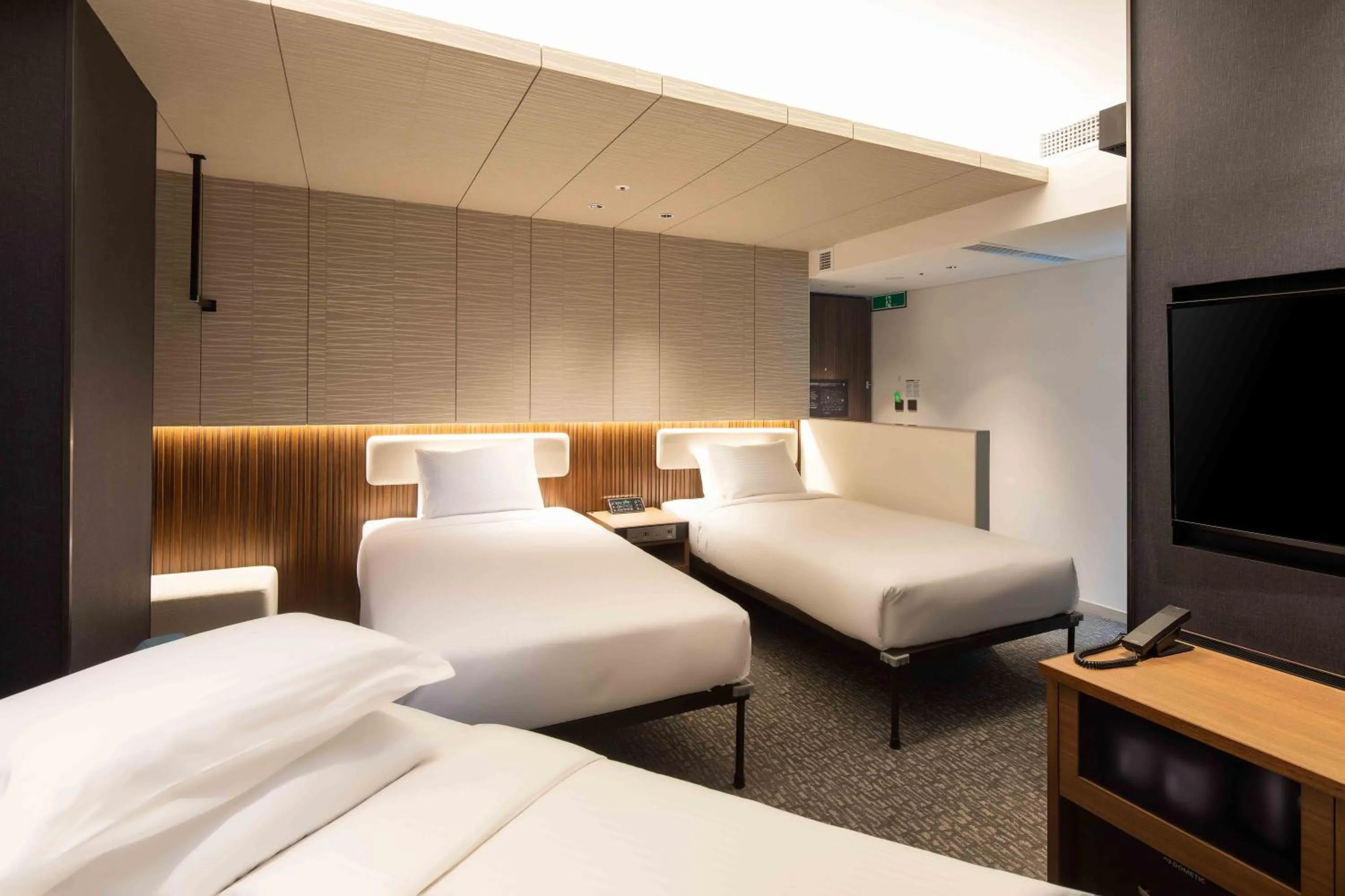 Bed in Sotetsu Fresa Inn Seoul Myeong-dong