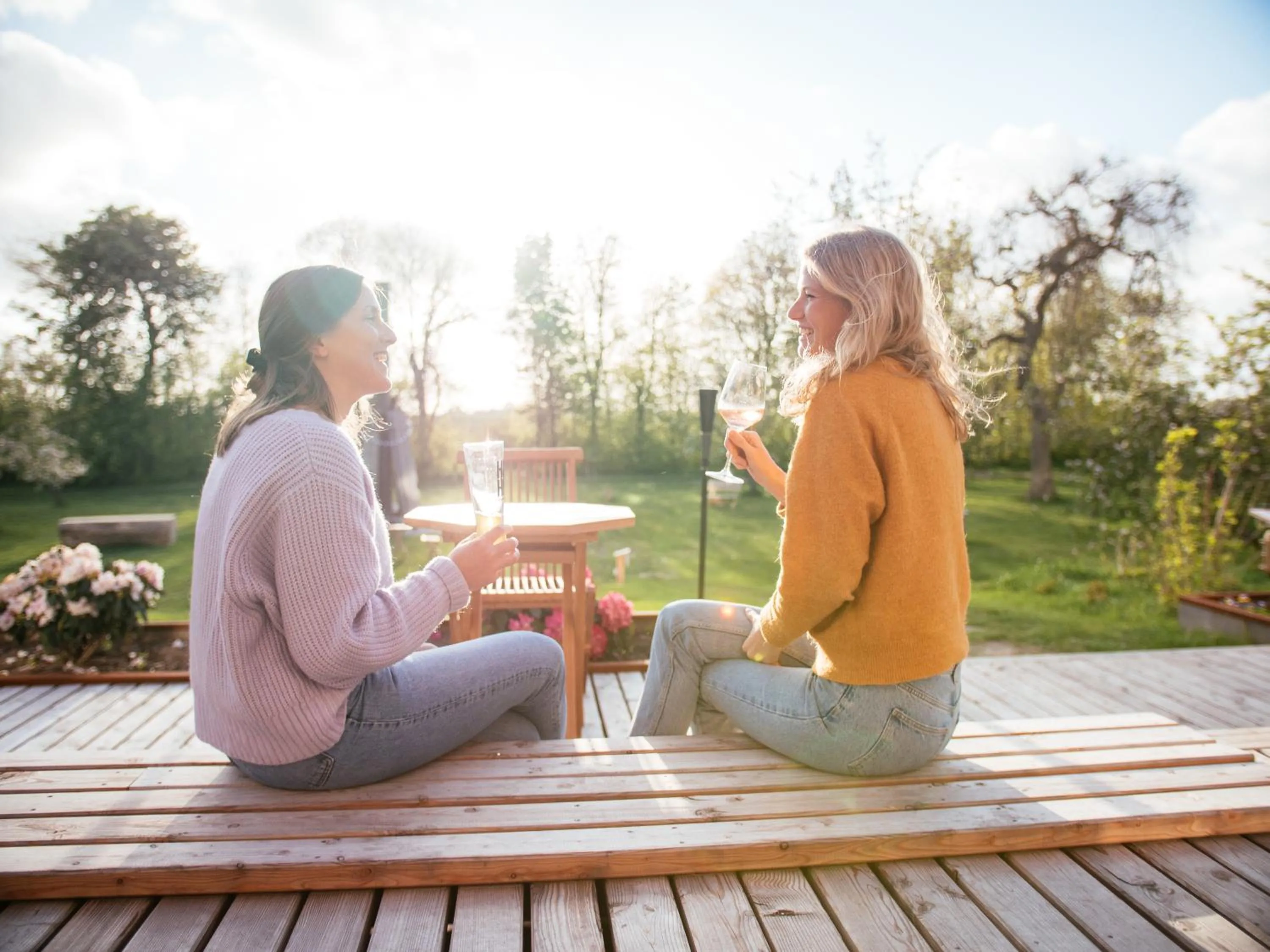 Garden in Hotel Landhafen