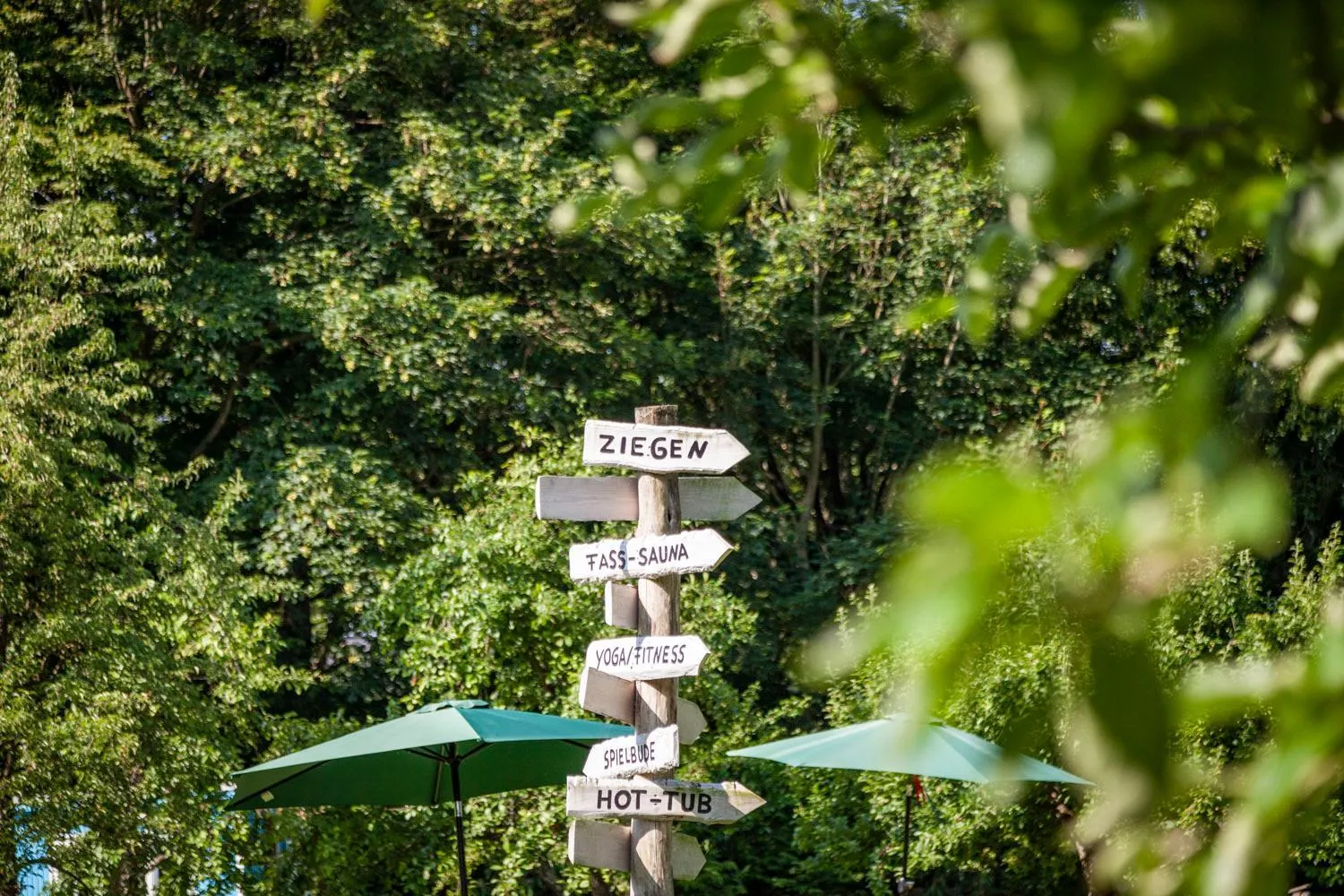 Garden in Hotel Landhafen