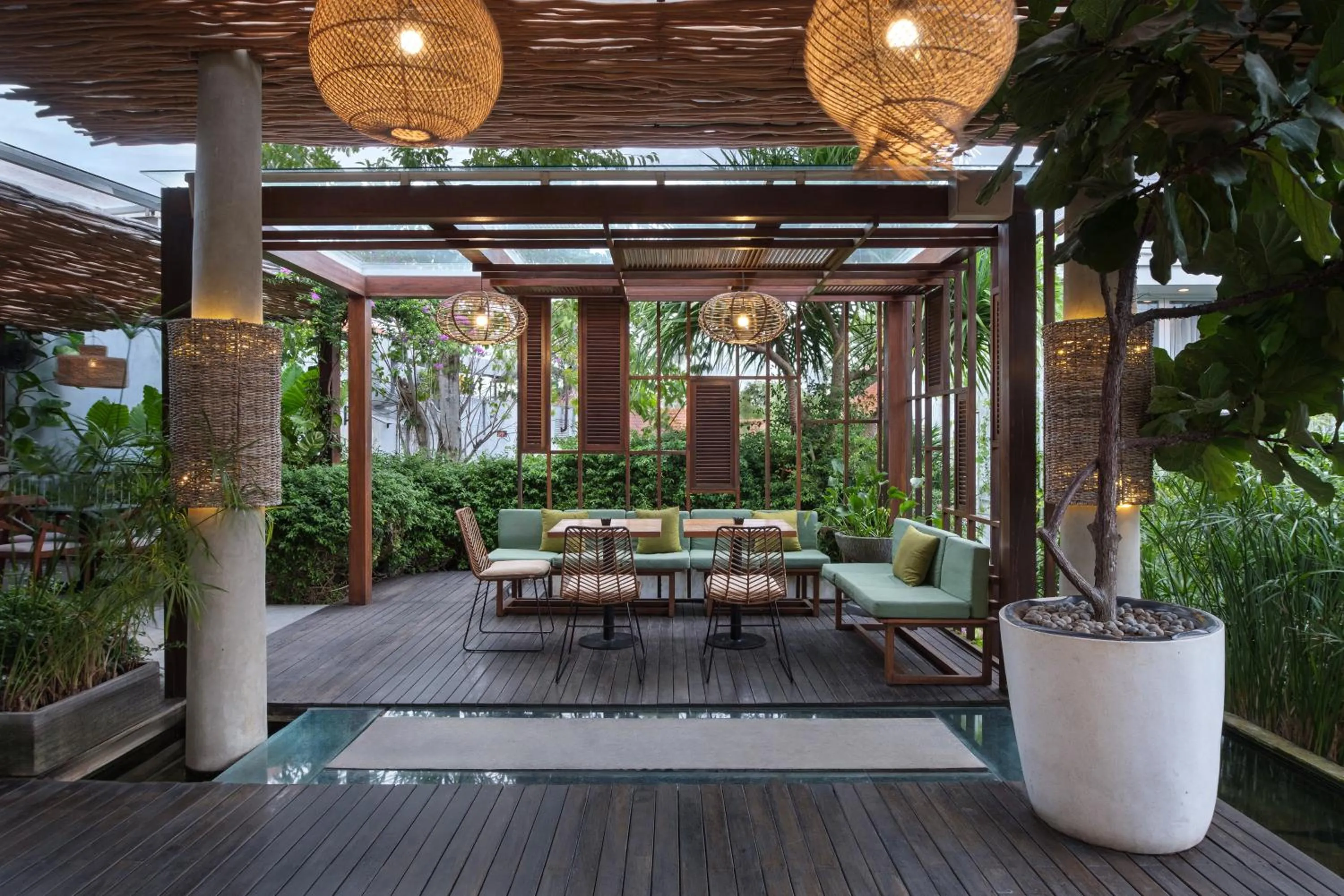 Lobby or reception in Rimbun Canggu Hotel