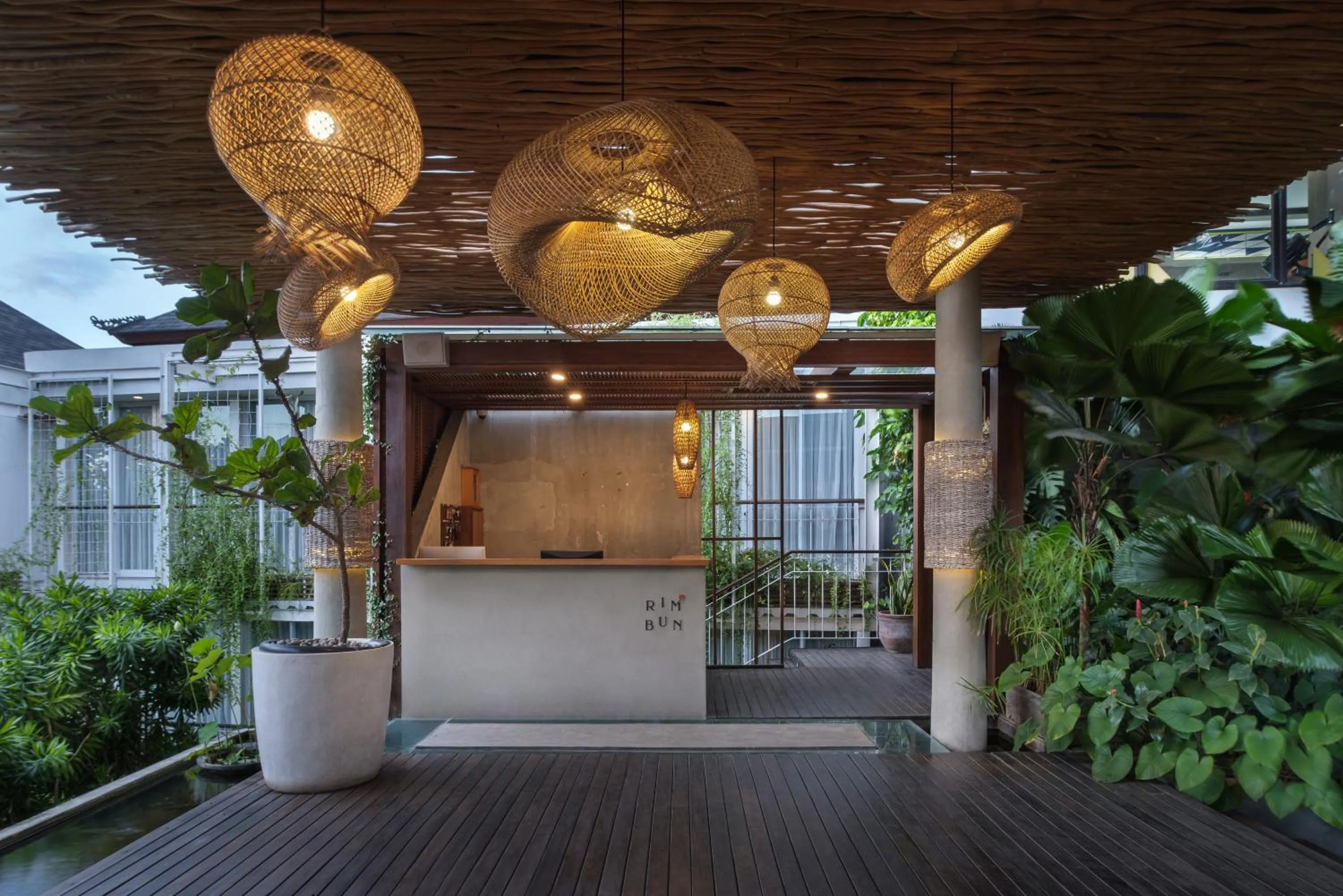 Lobby or reception in Rimbun Canggu Hotel