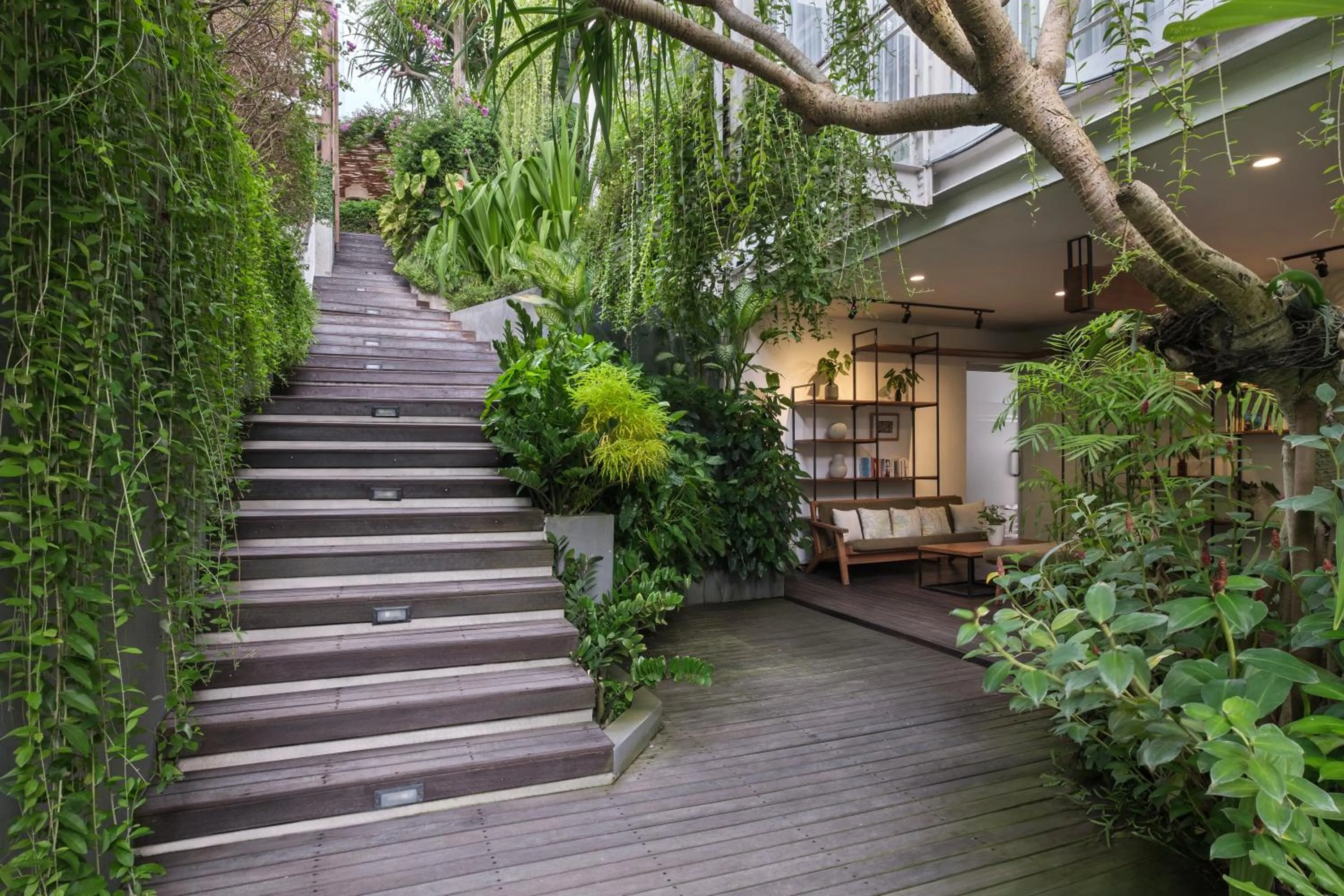 Natural landscape in Rimbun Canggu Hotel