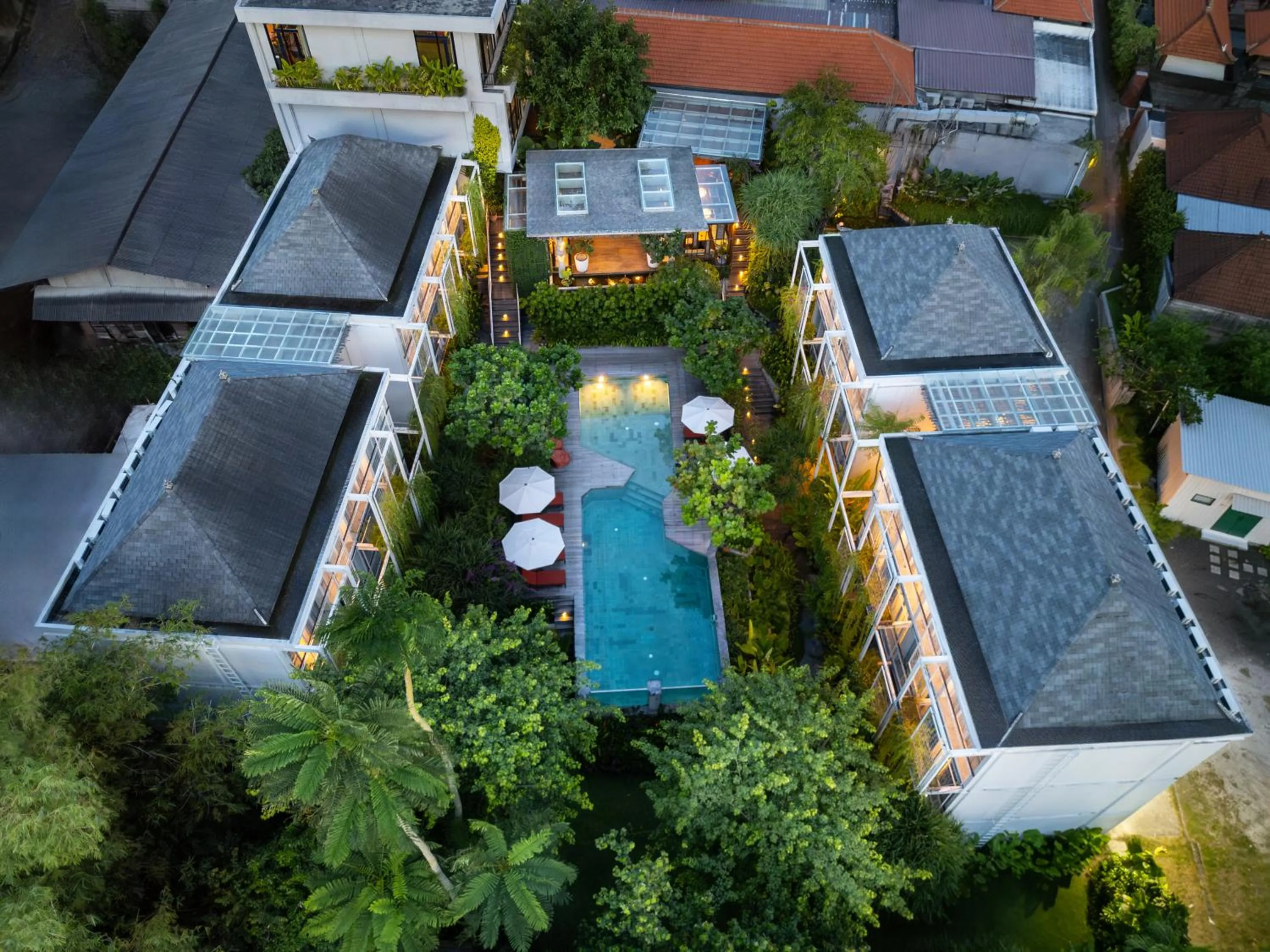 Property building in Rimbun Canggu Hotel