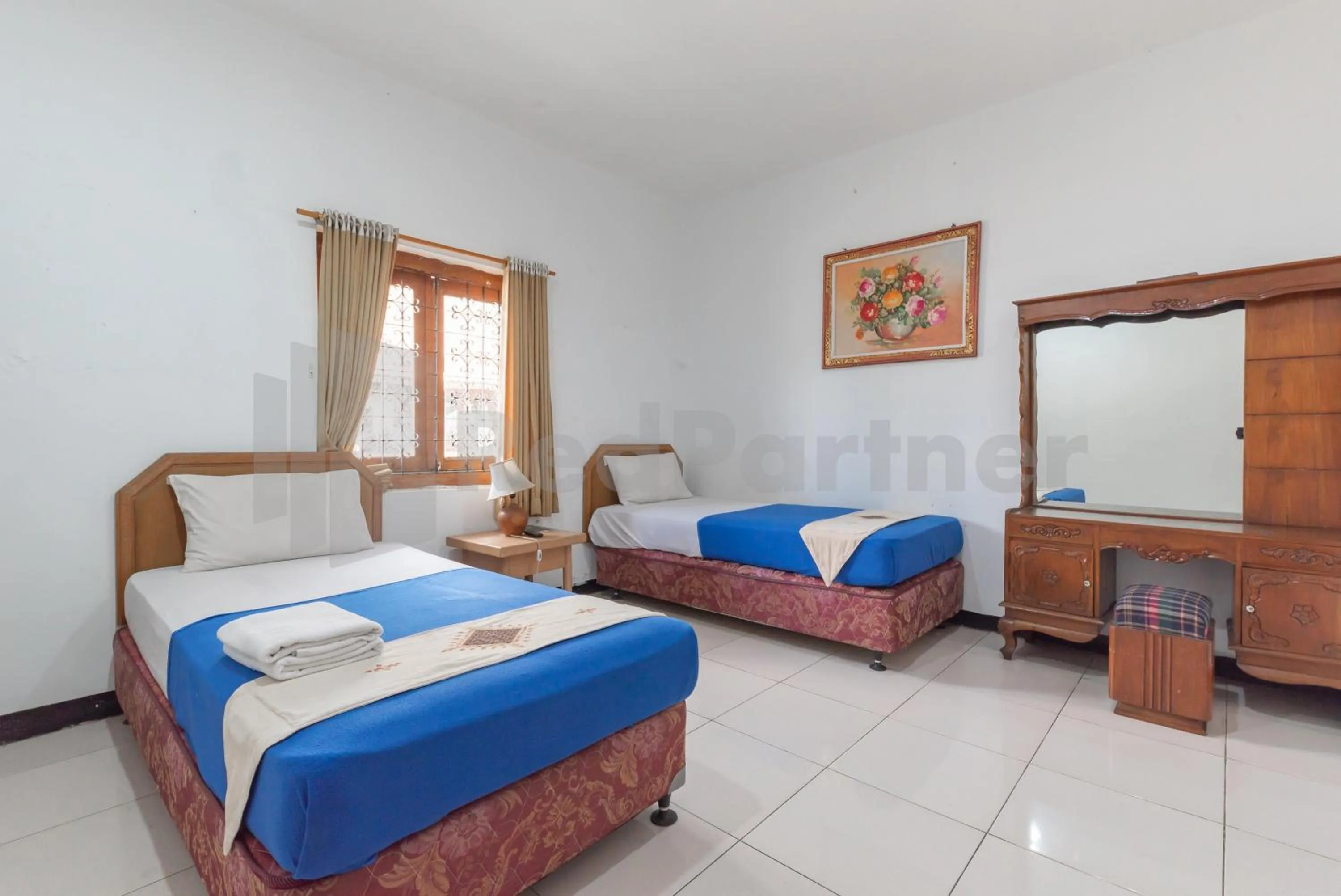 Deluxe Twin Room in Wisma Green Maribaya Lembang