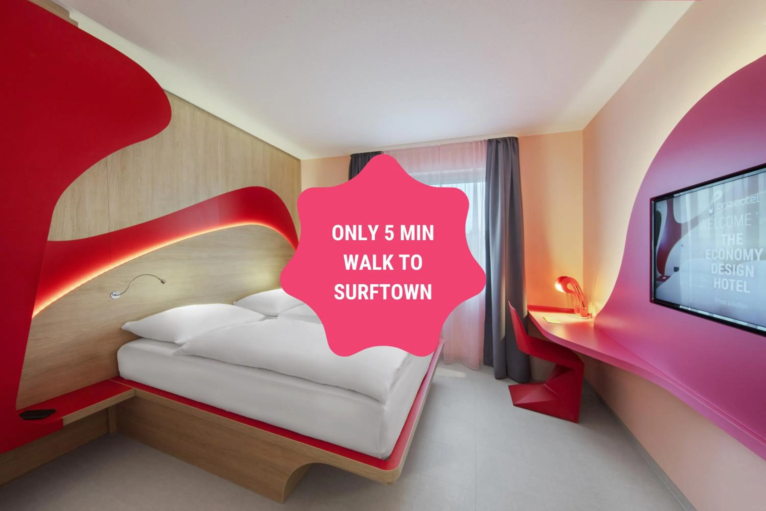 Bedroom, Bed in Prize by Radisson, Munich Airport