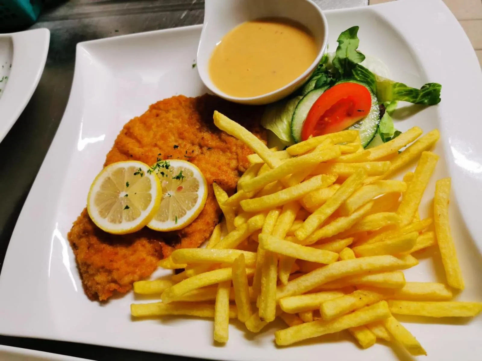 Dinner in Hotel Restaurant Borchard