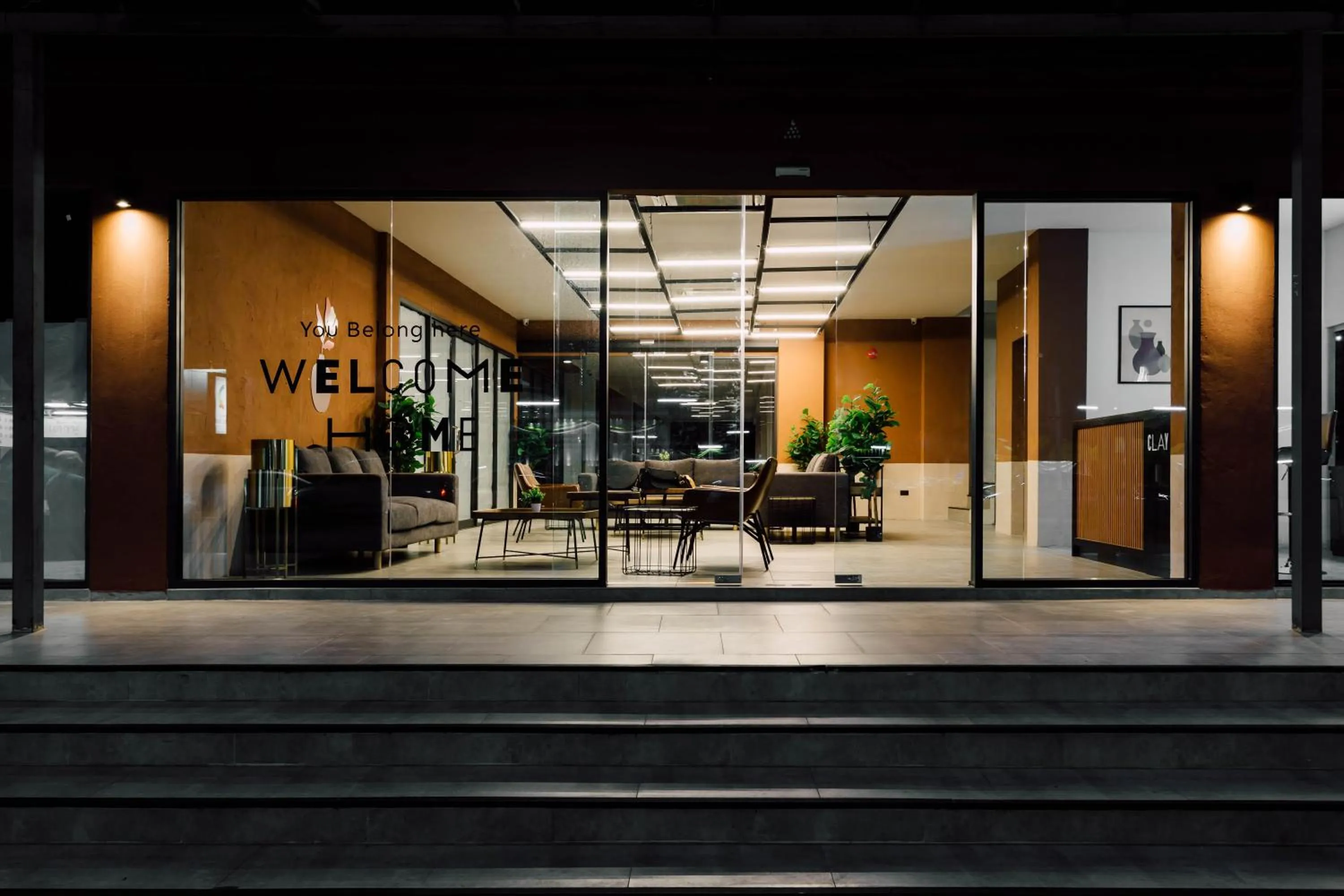 Facade/entrance in Clay Hotel Udonthani