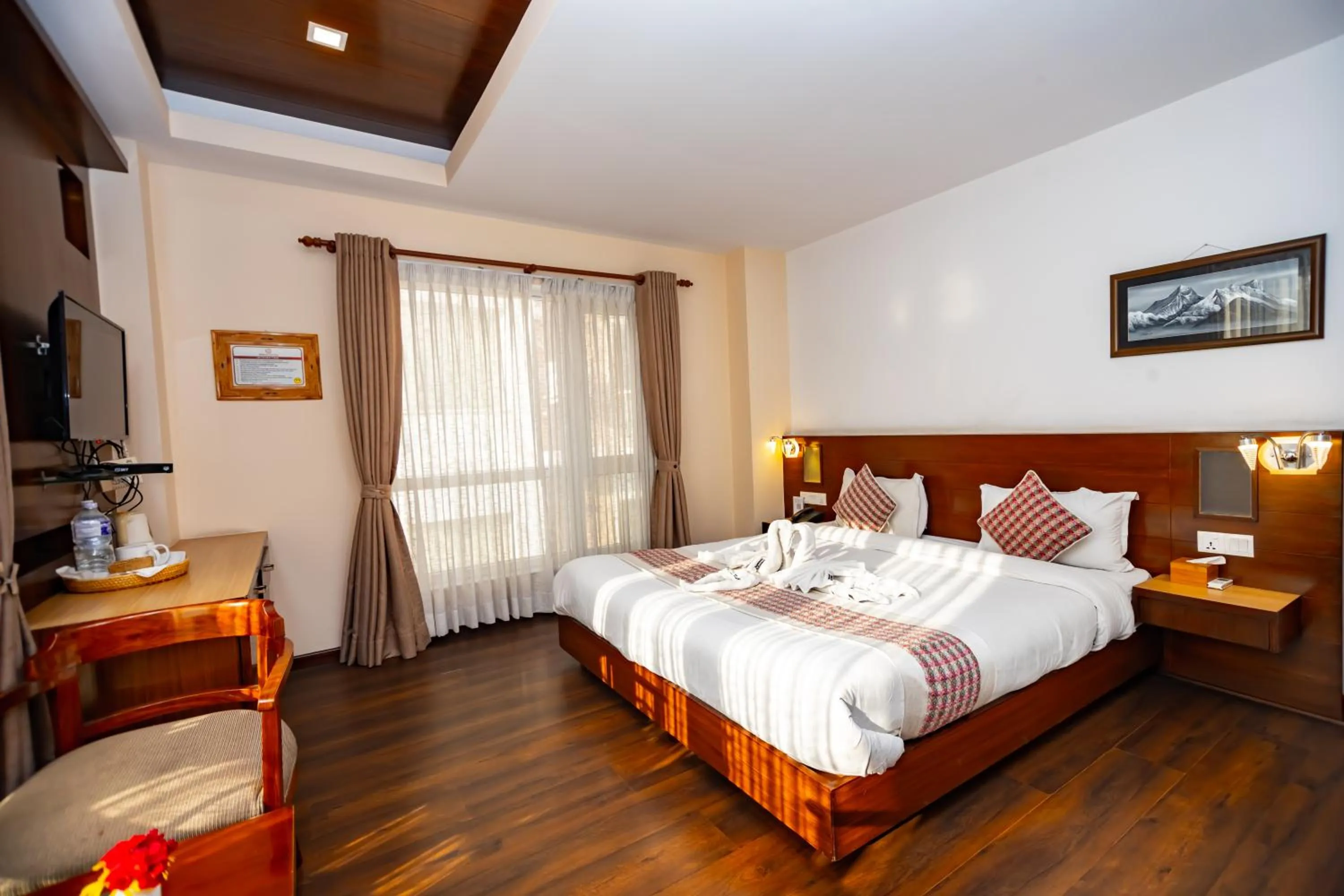 Bedroom, Bed in Kathmandu Suite Home