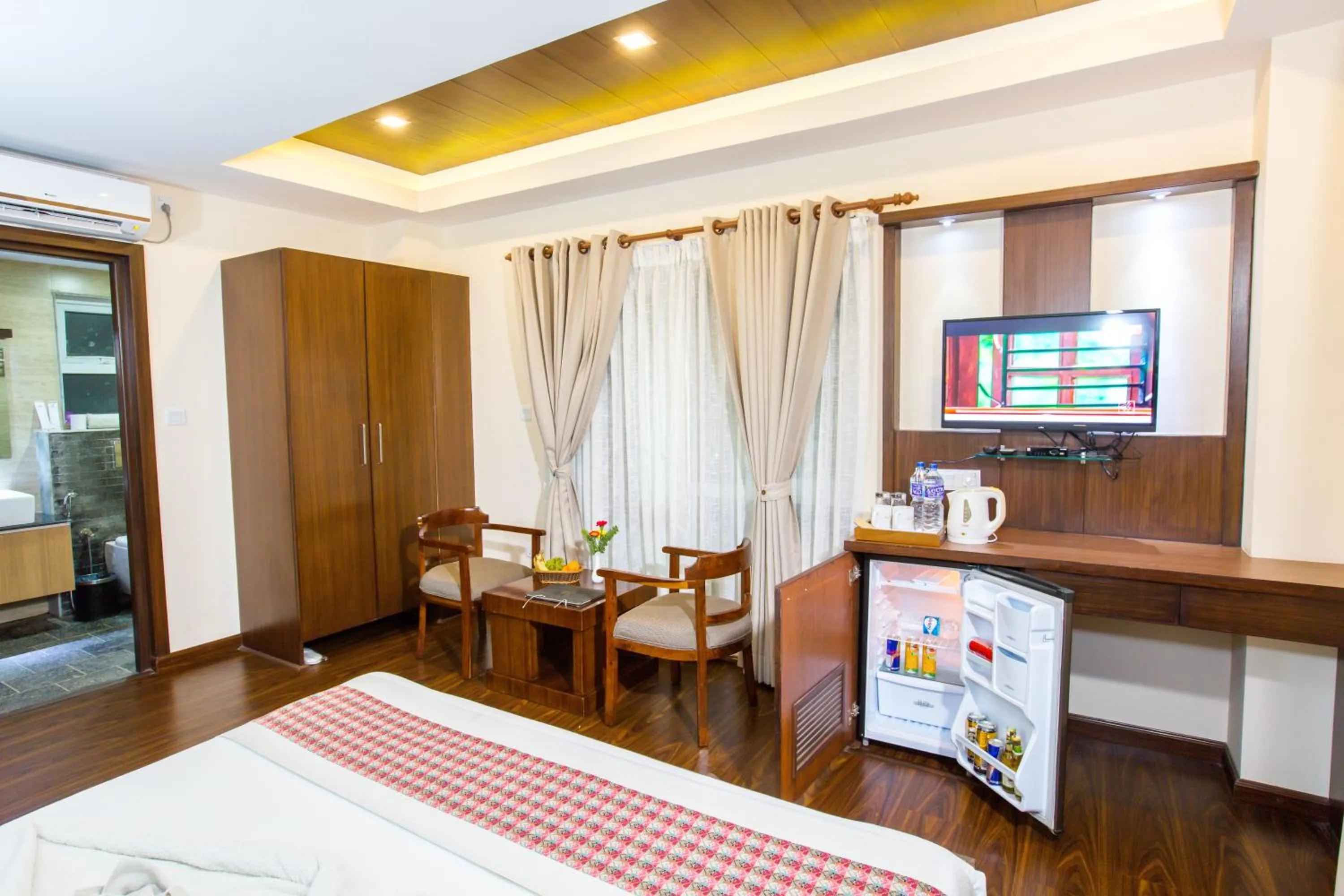 TV and multimedia, Bed in Kathmandu Suite Home