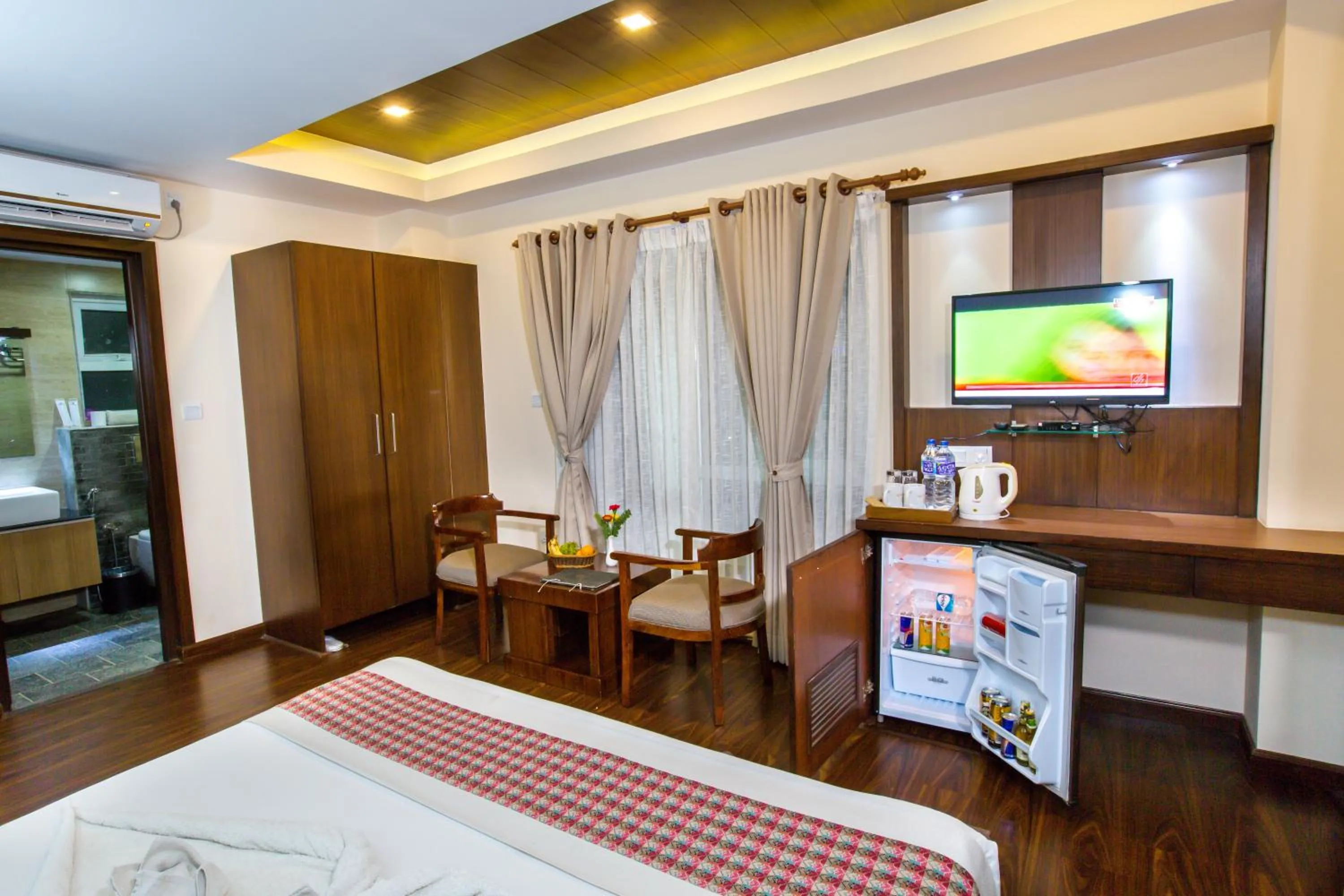 Bed in Kathmandu Suite Home