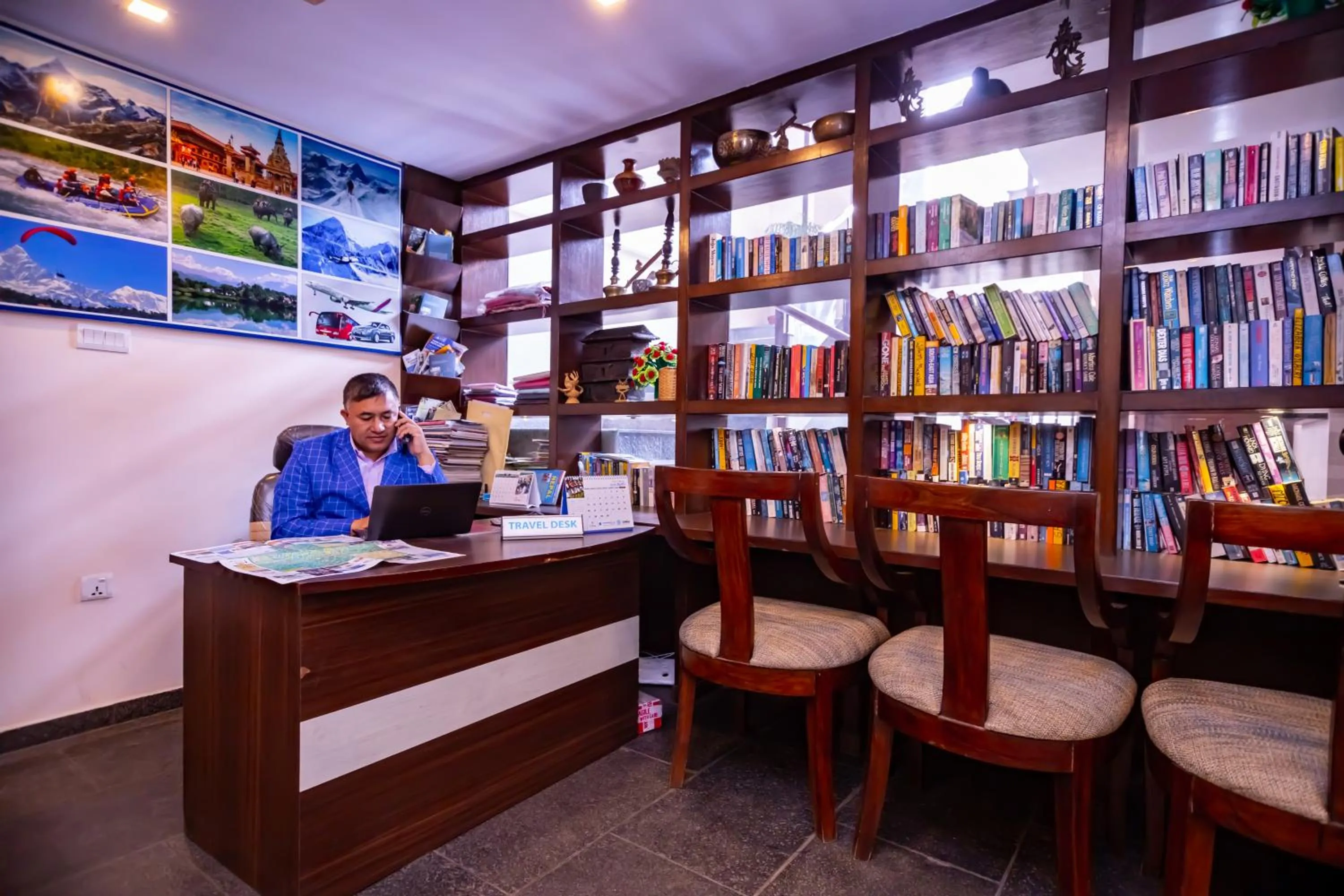 Library in Kathmandu Suite Home