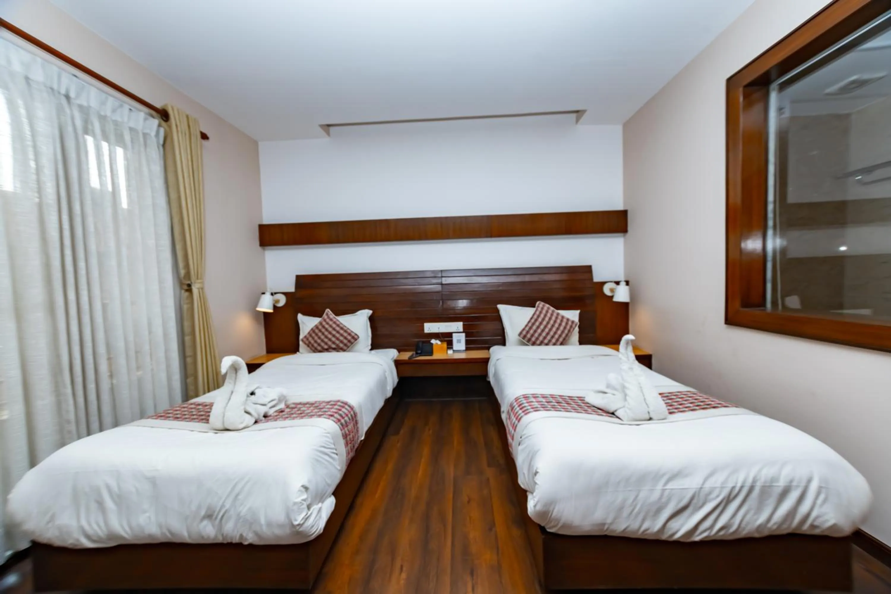 Bed in Kathmandu Suite Home