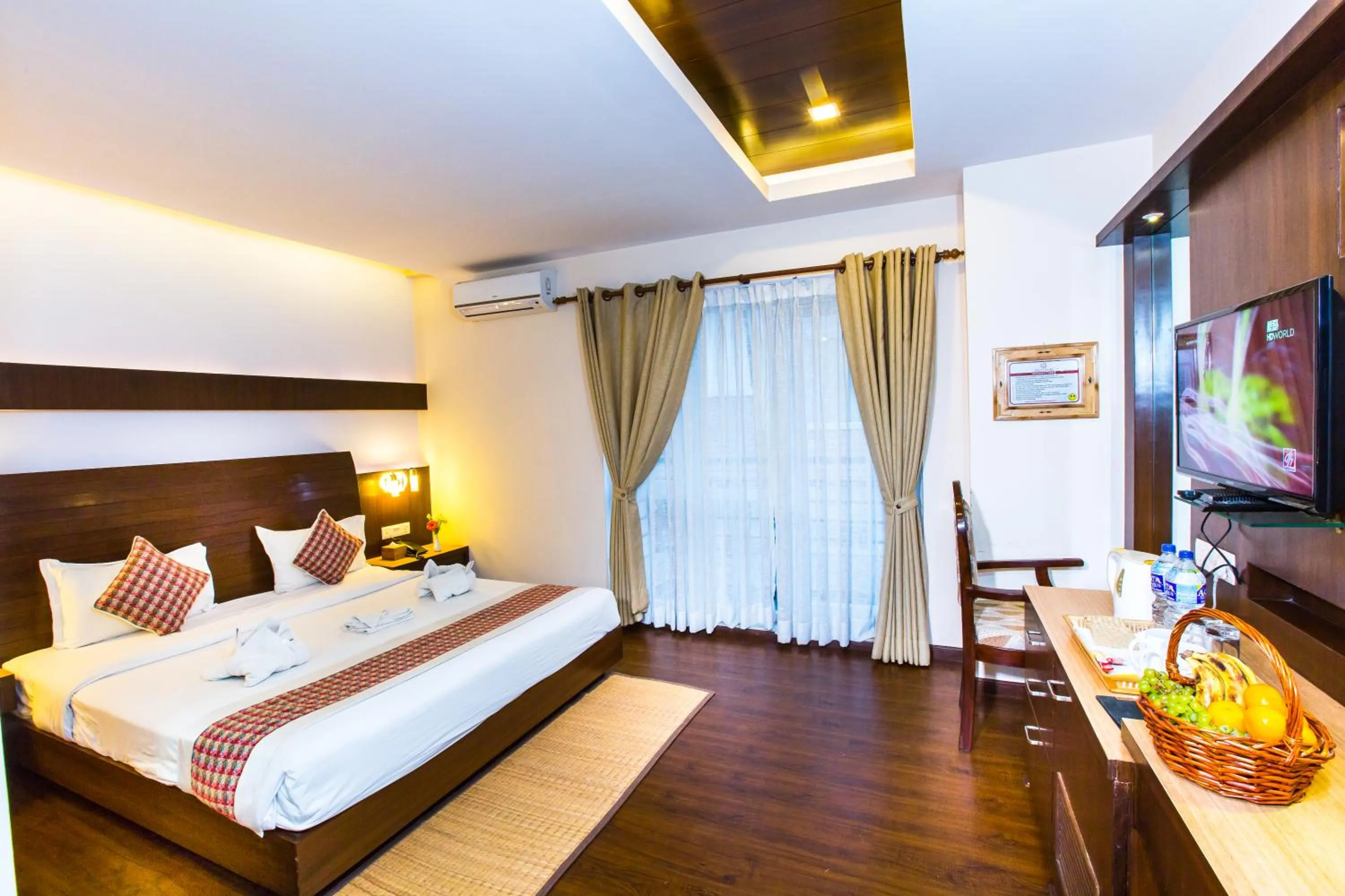 Photo of the whole room, Bed in Kathmandu Suite Home