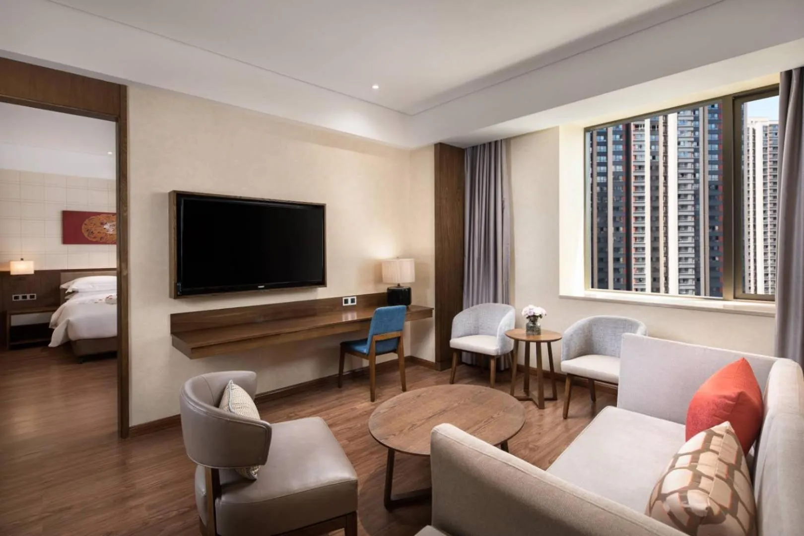 Bed in Ramada by Wyndham Baoji Jintai