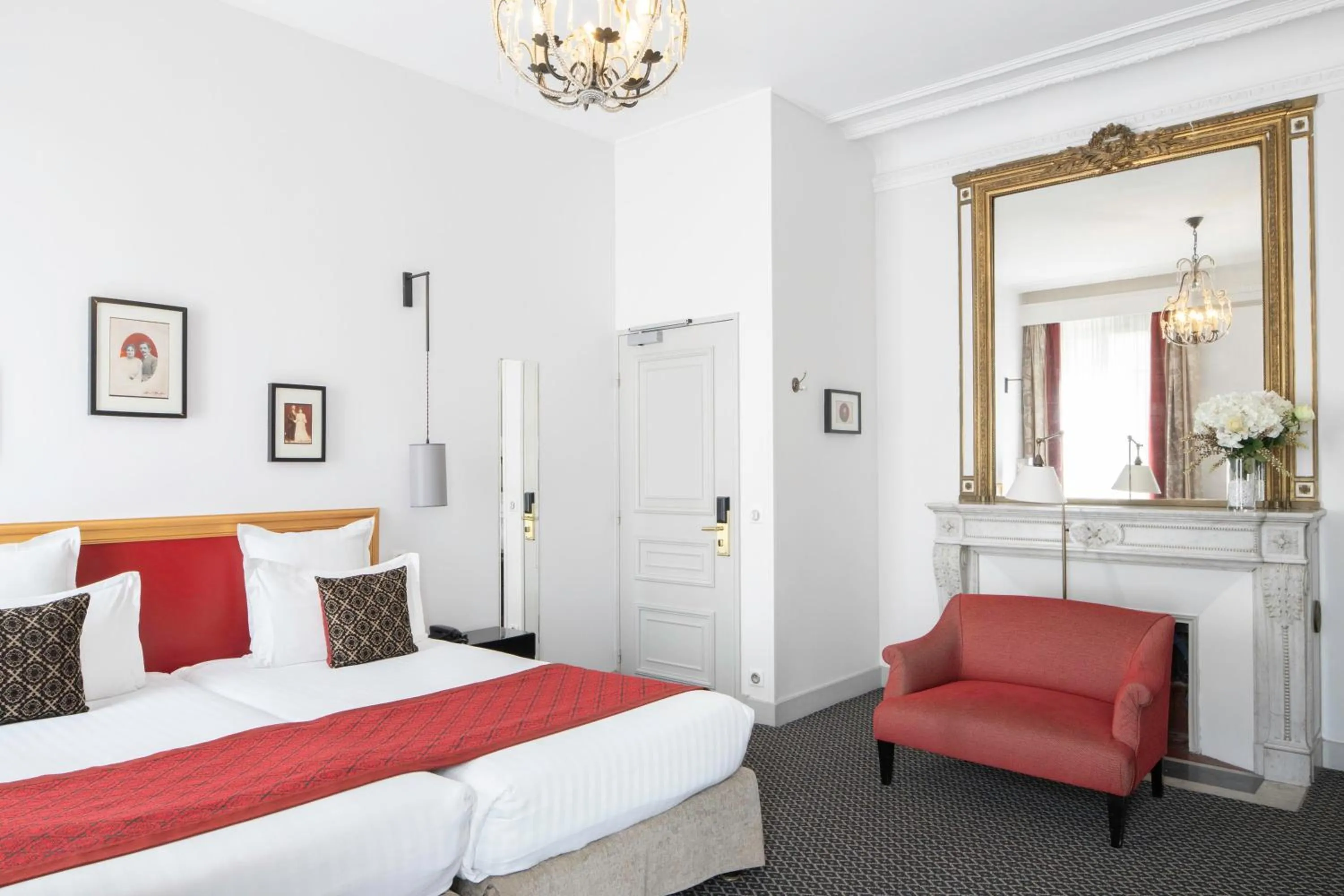 Bedroom, Bed in Bradford Elysées - Astotel