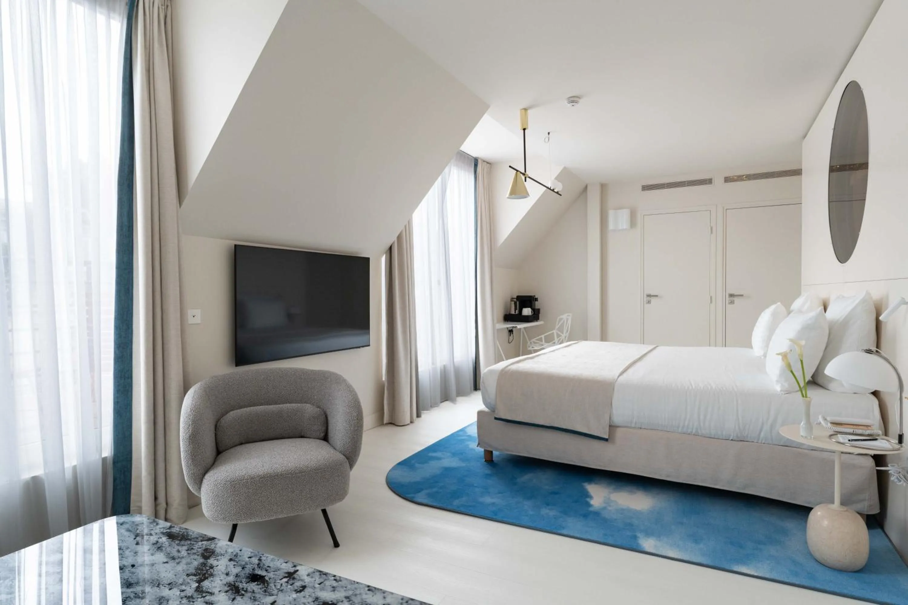 Bedroom, Bed in Hotel Astra Opera - Astotel