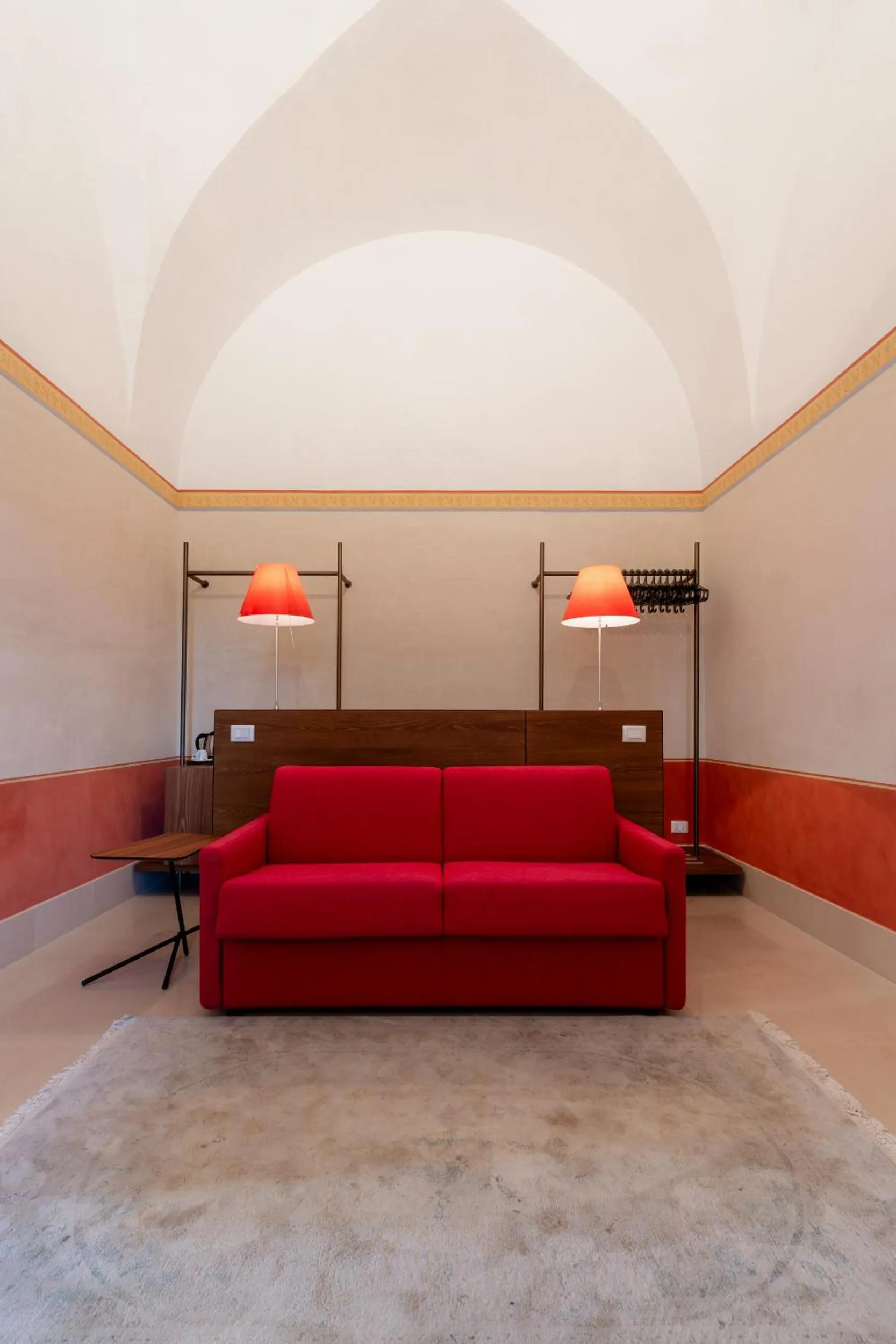 Seating area in BV Quarry Matera