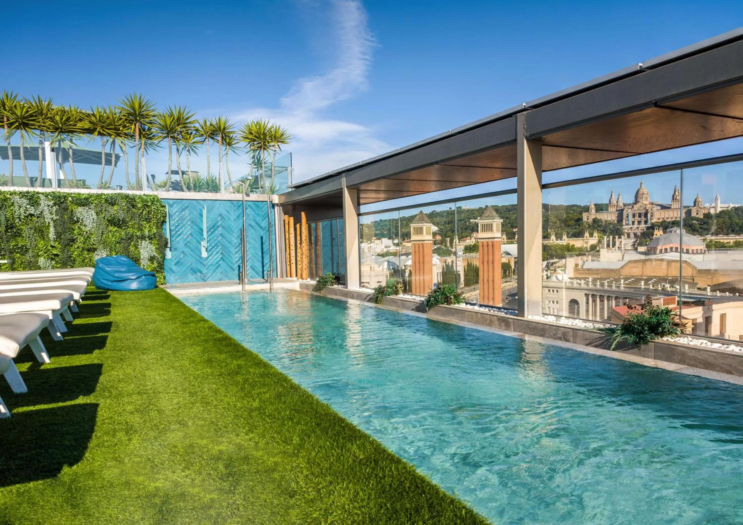 Pool view in Occidental Barcelona 1929