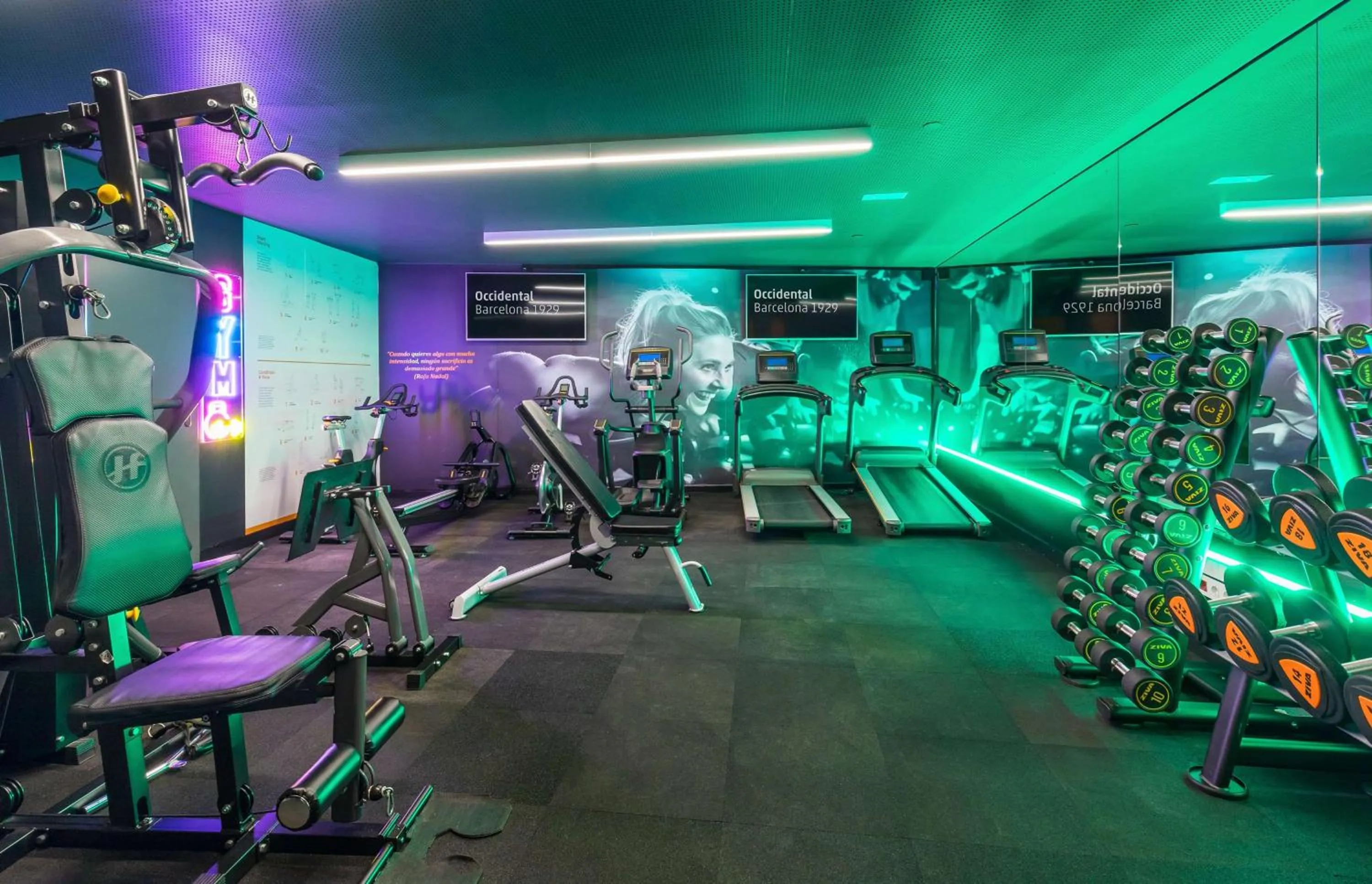 Fitness centre/facilities in Occidental Barcelona 1929