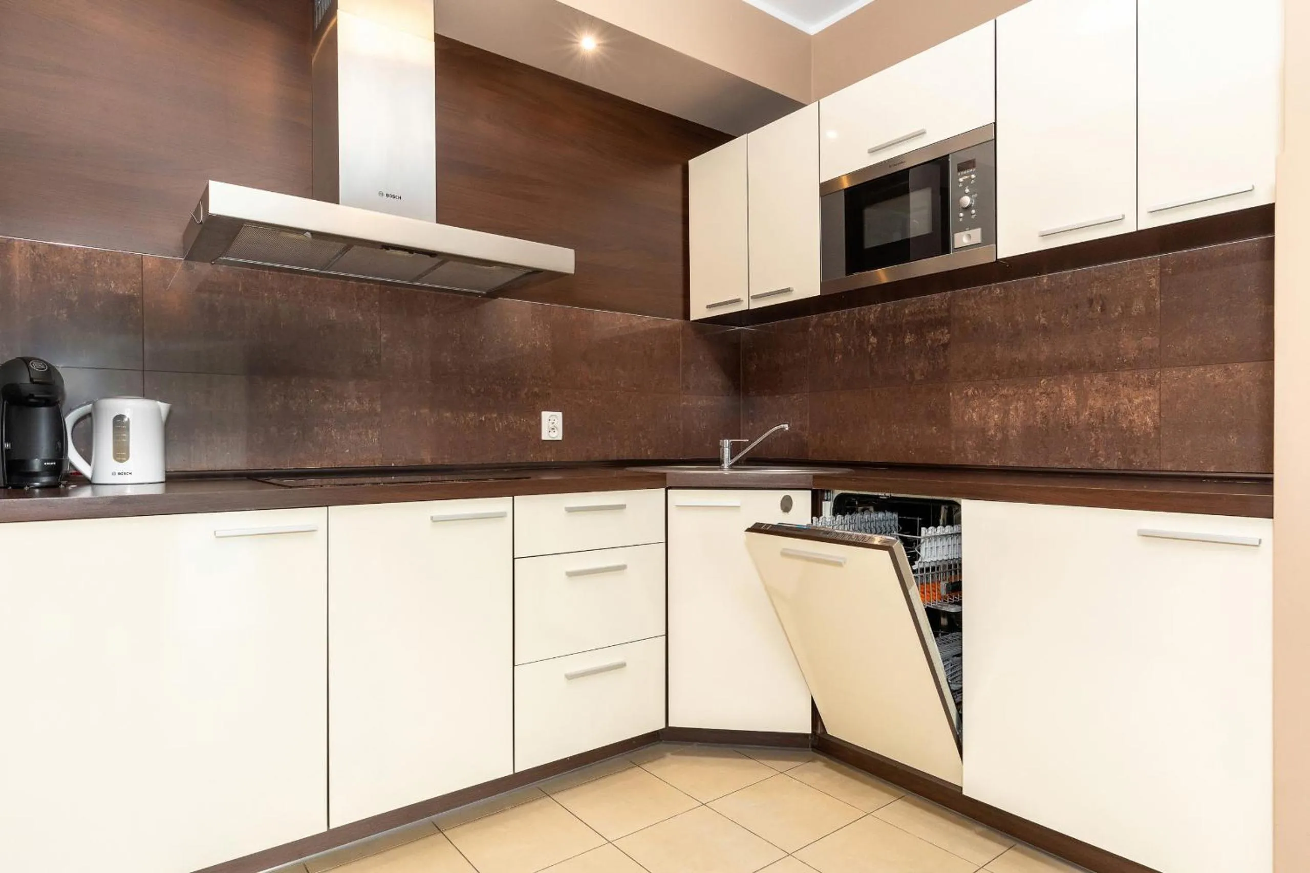 Kitchen or kitchenette in Apartamenty Aquarius by Noclegi Renters