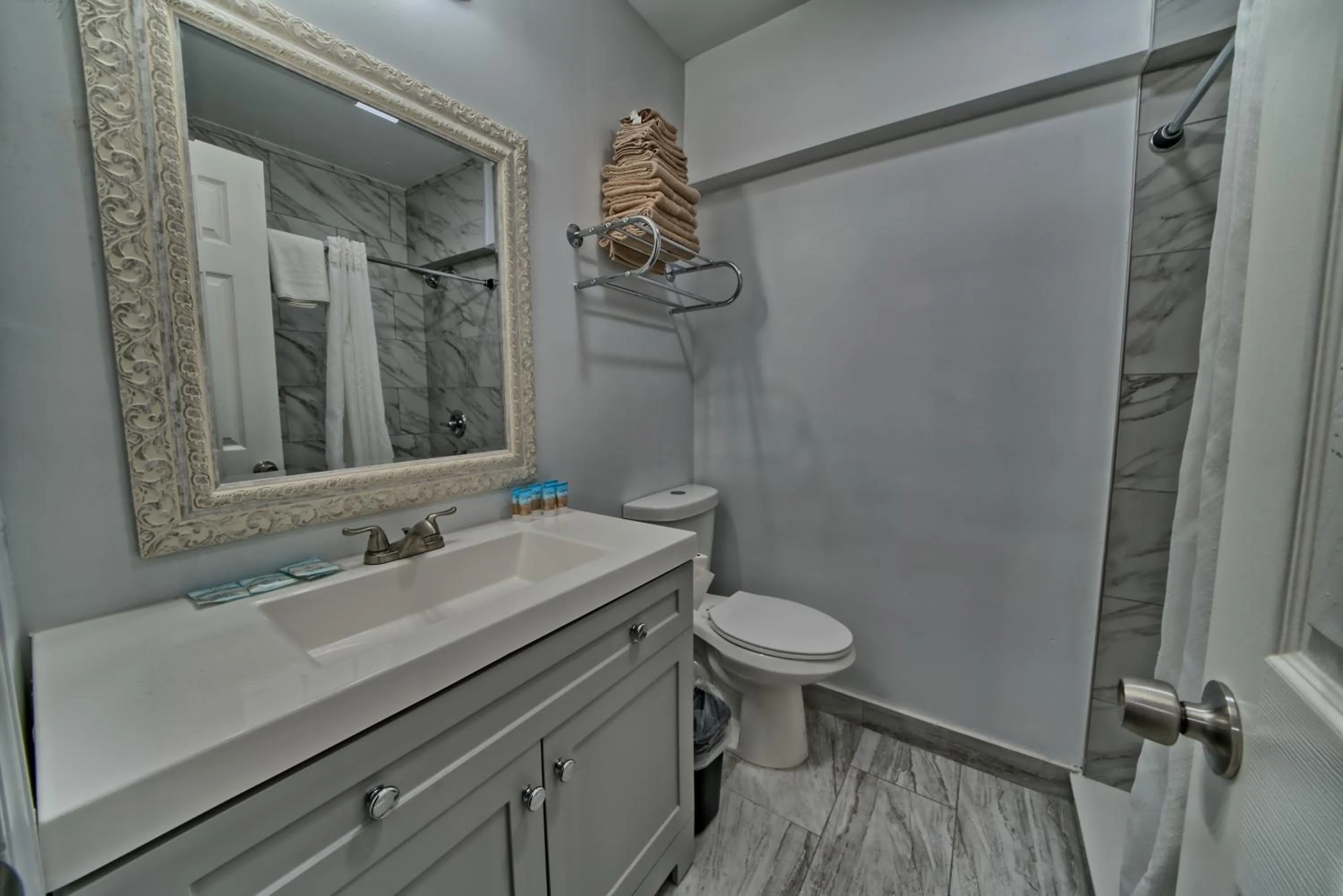 Toilet in Aqua View Motel