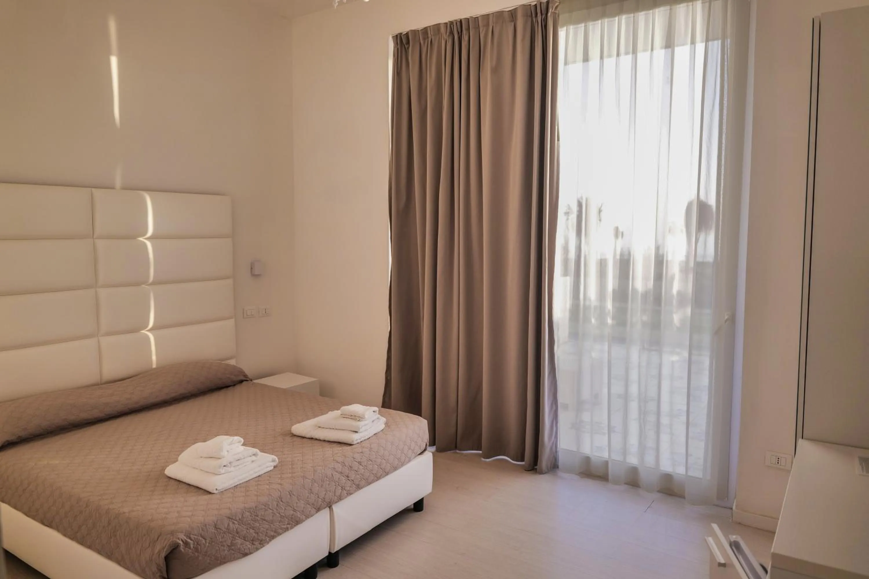 Bed in Hotel Artemide Mare