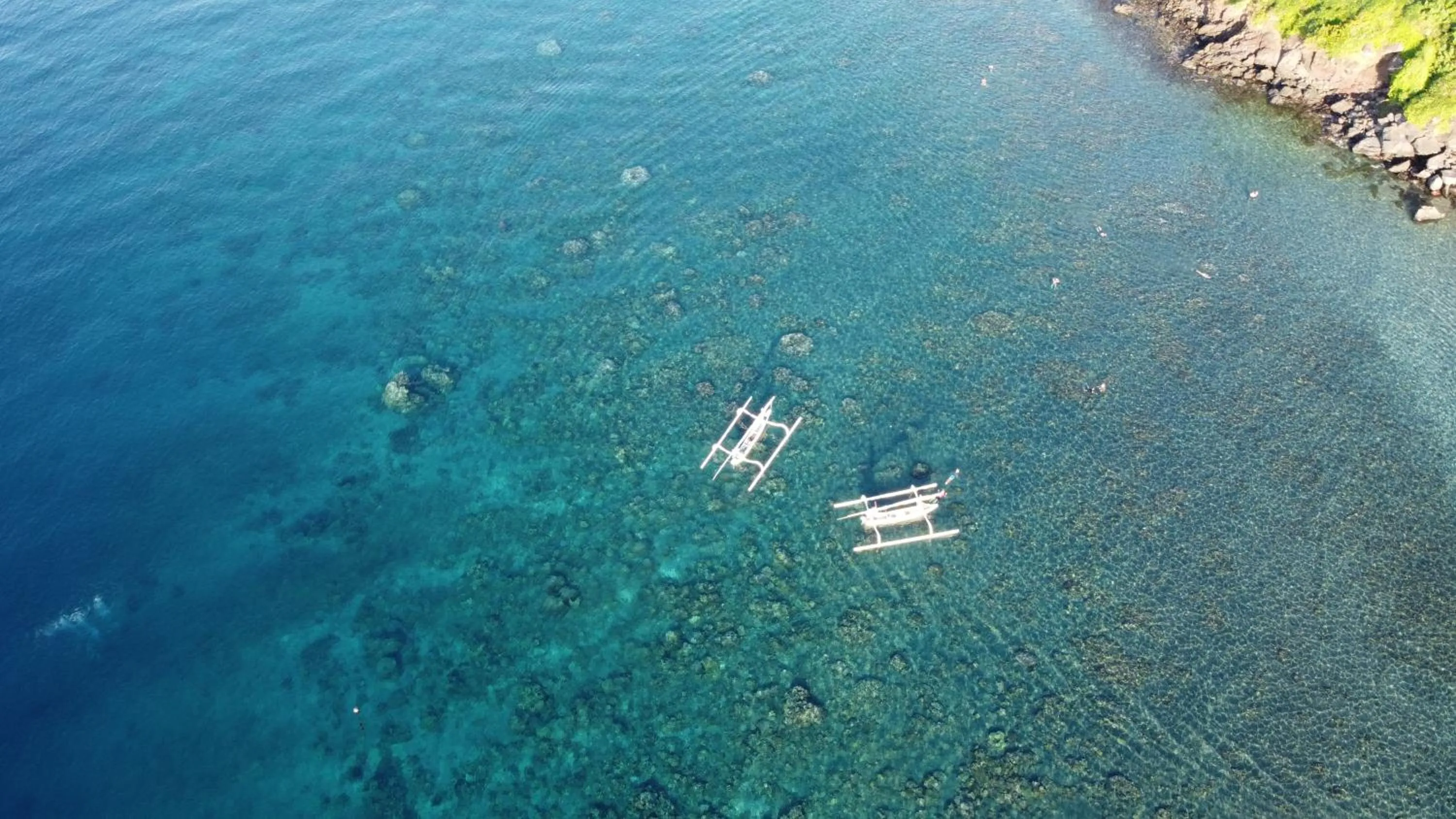 Bird's eye view in Bayu Cottages