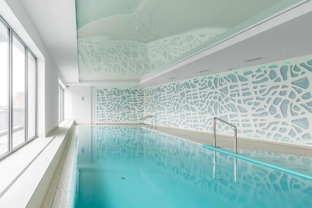 Pool view in Waterlane Island - Riverview Pool, SPA, Gym & Parking by Downtown Apartments