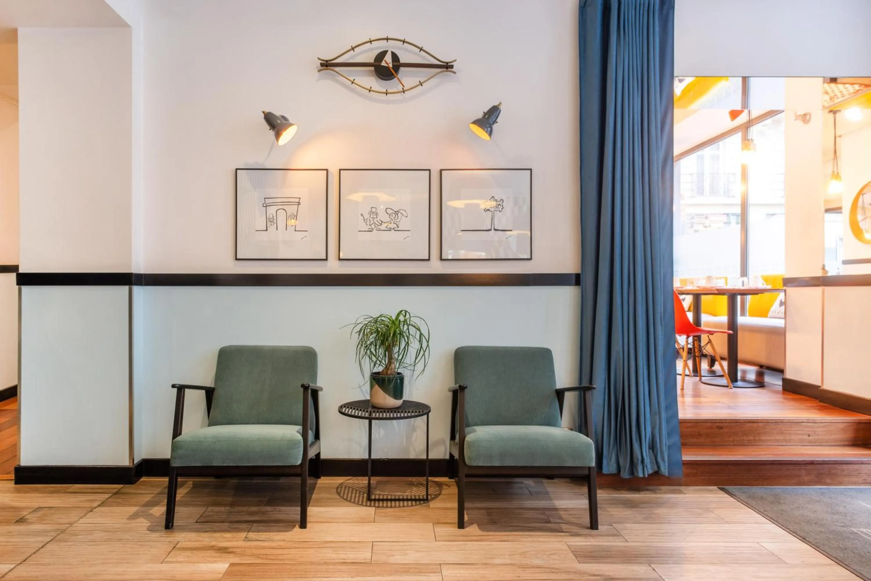 Lobby or reception in Hôtel Augustin - Astotel