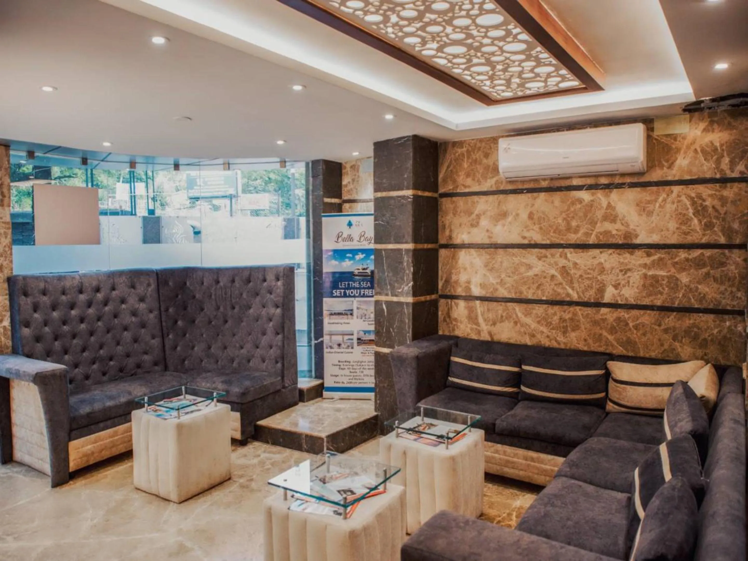 Seating area in Aparupa Ambience