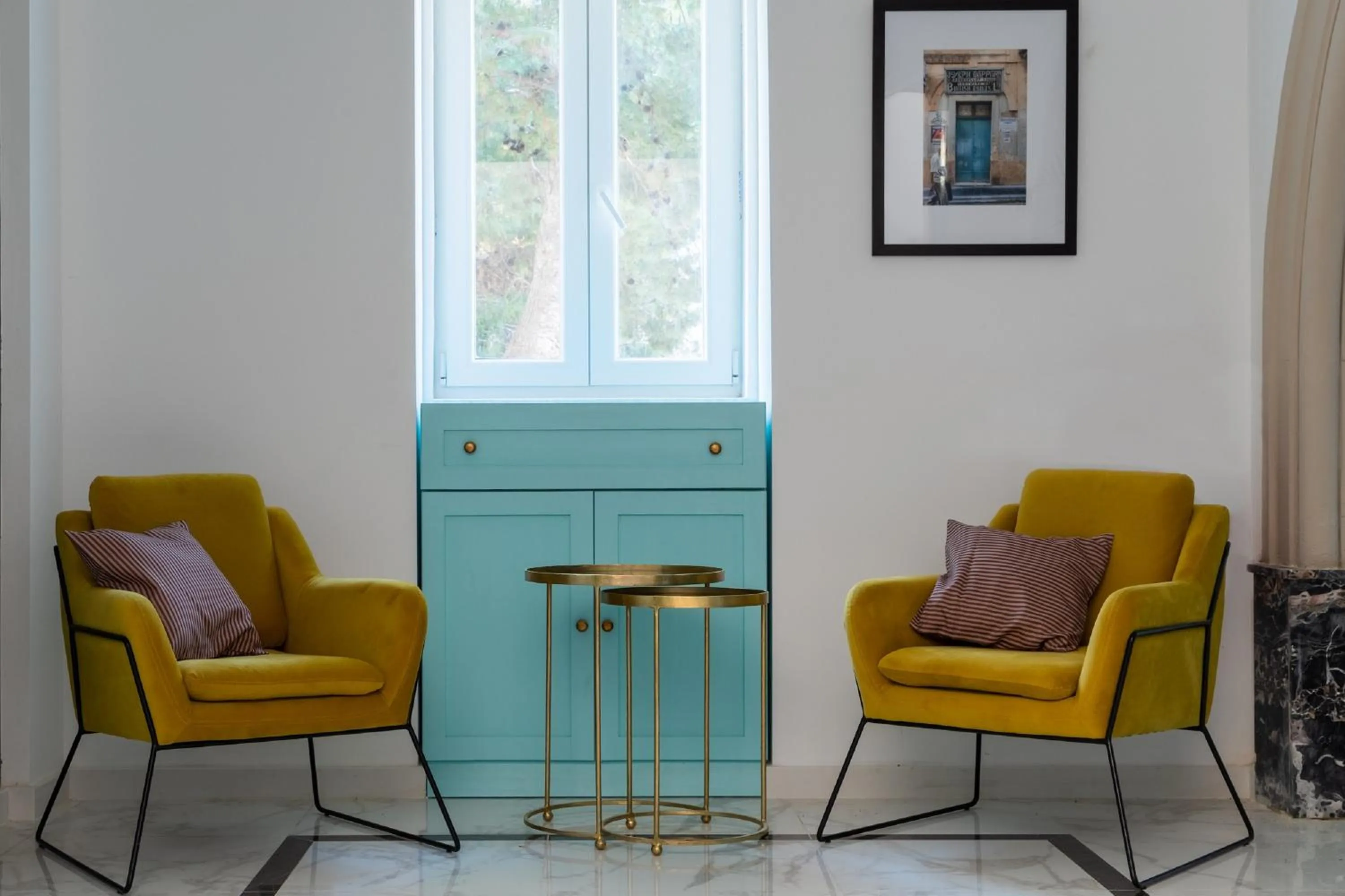 Seating area in MYN in Rabat