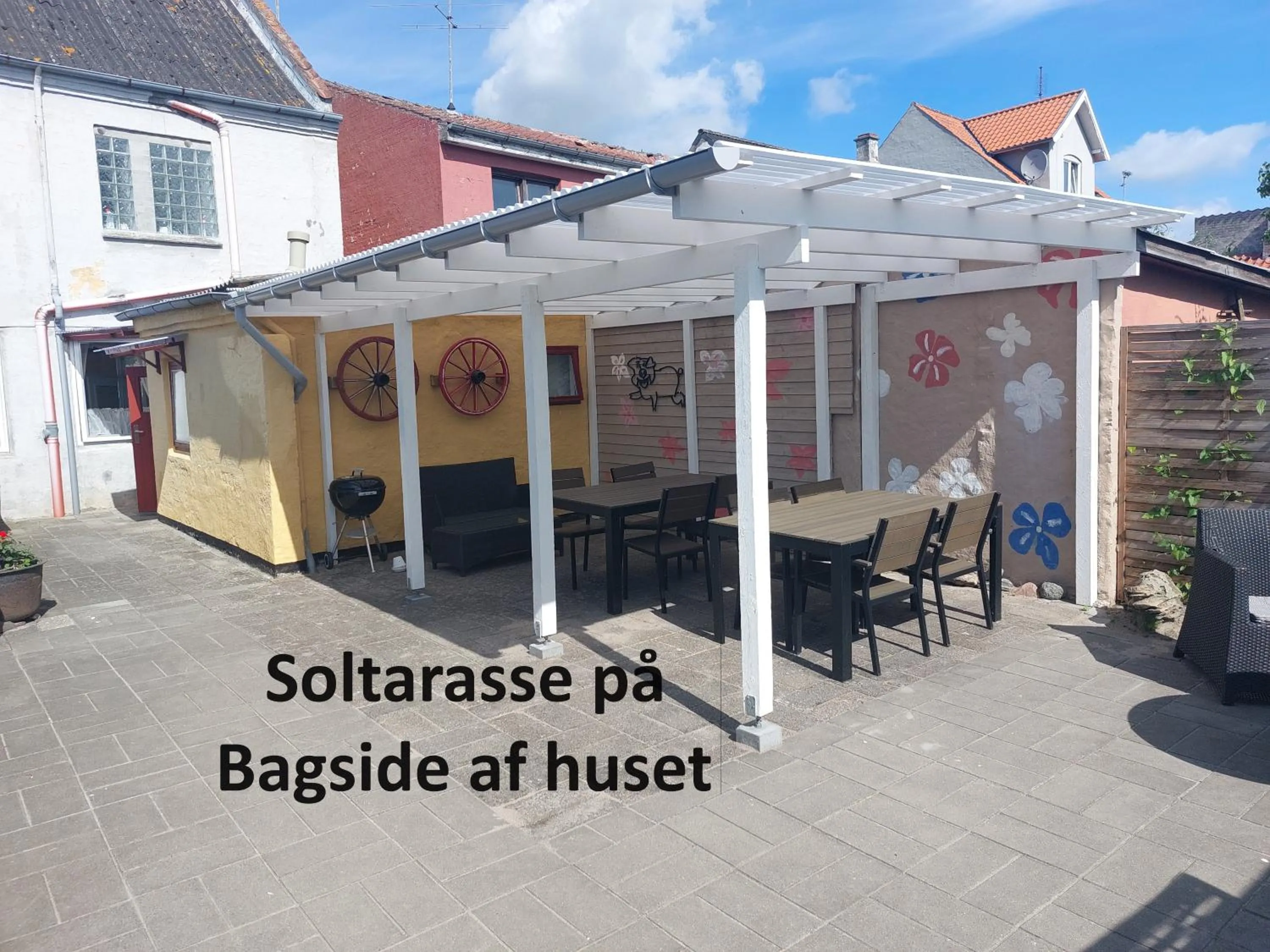 Balcony/Terrace in Holiday rooms Rudkøbing
