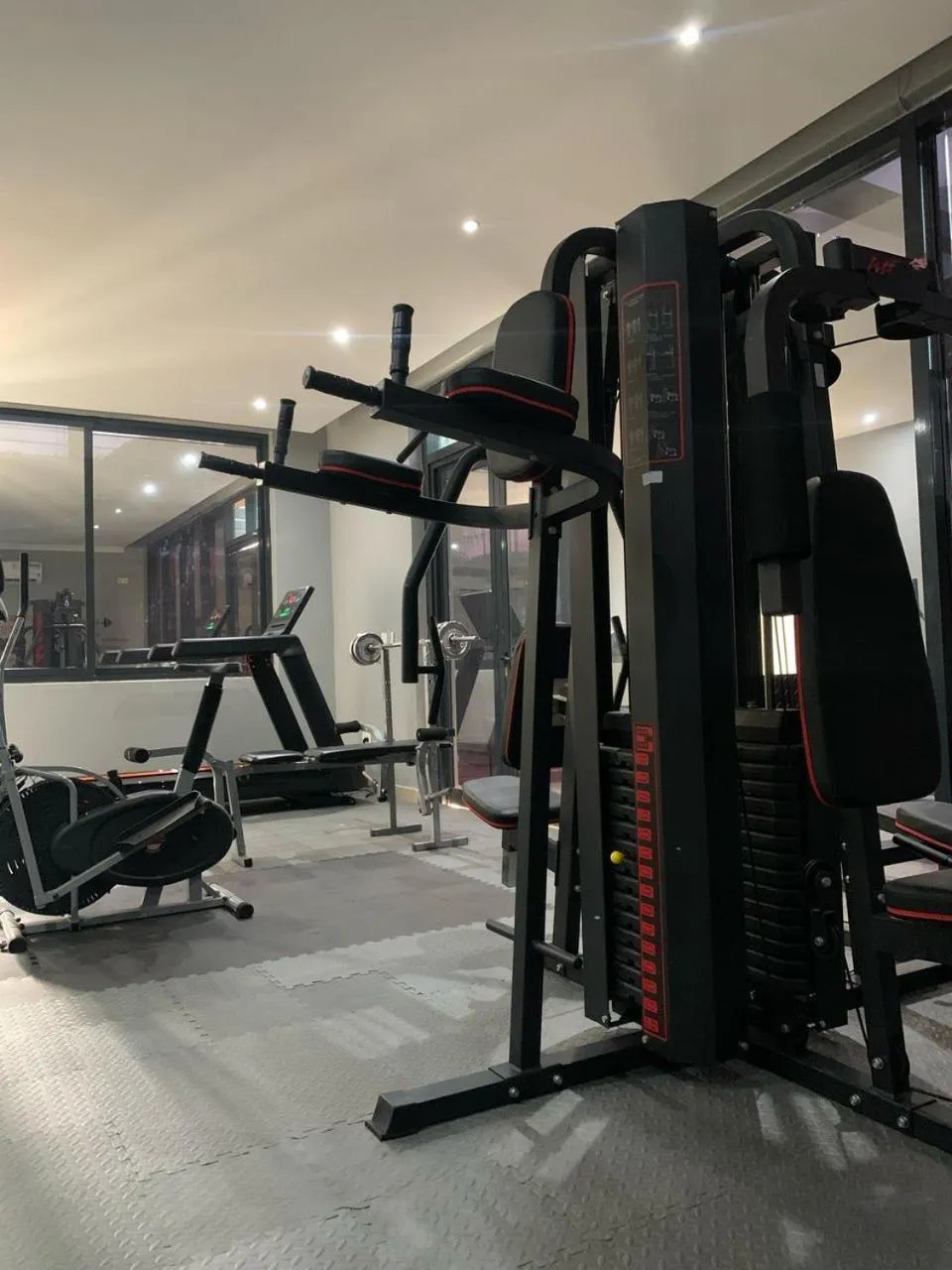 Fitness centre/facilities in Mythos Boutique Hotel