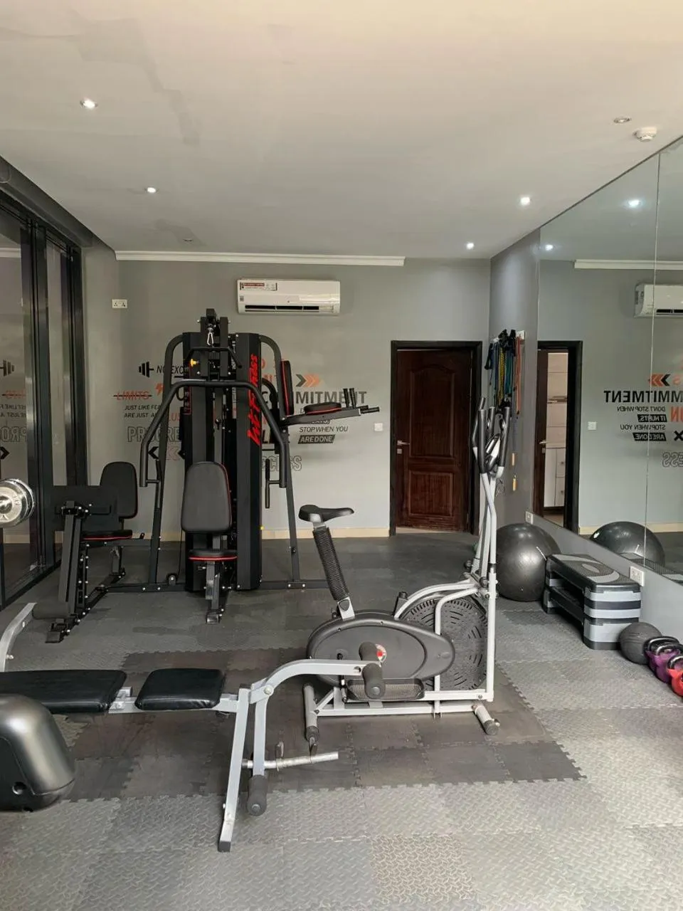 Fitness centre/facilities in Mythos Boutique Hotel