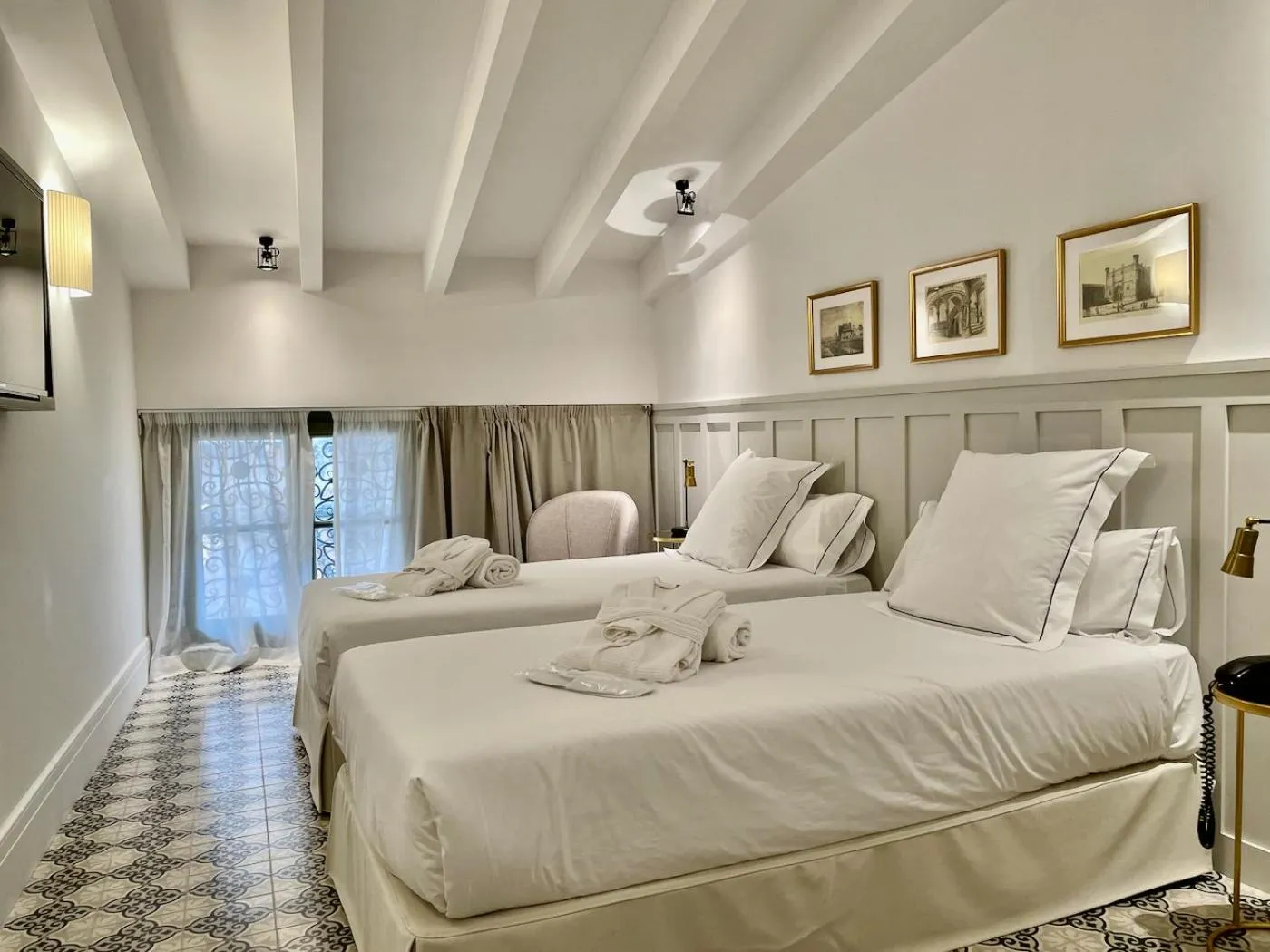 Bed in Hotel Basilica