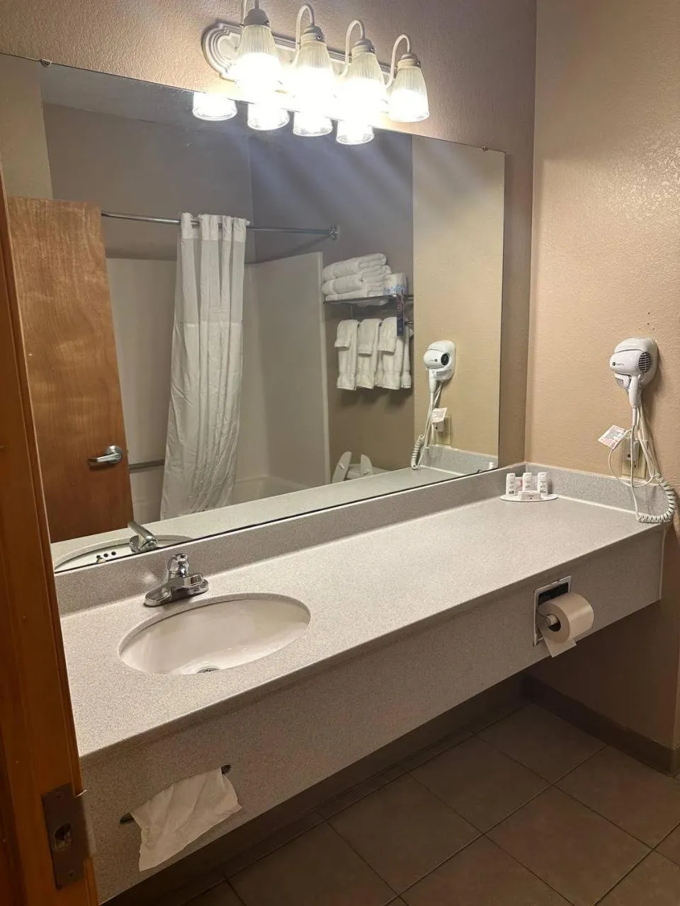 Shower in Baymont by Wyndham Lawrenceburg