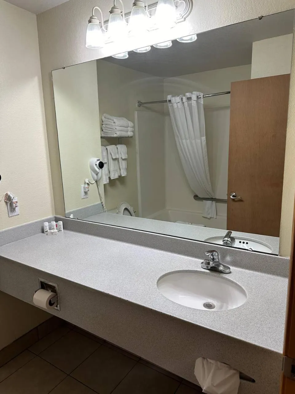 Shower in Baymont by Wyndham Lawrenceburg