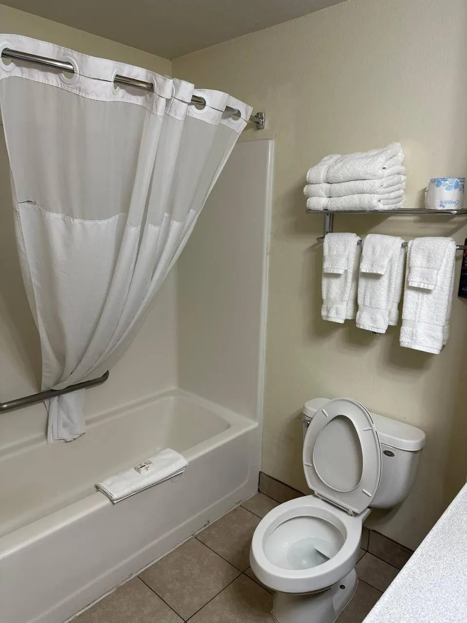 Shower in Baymont by Wyndham Lawrenceburg